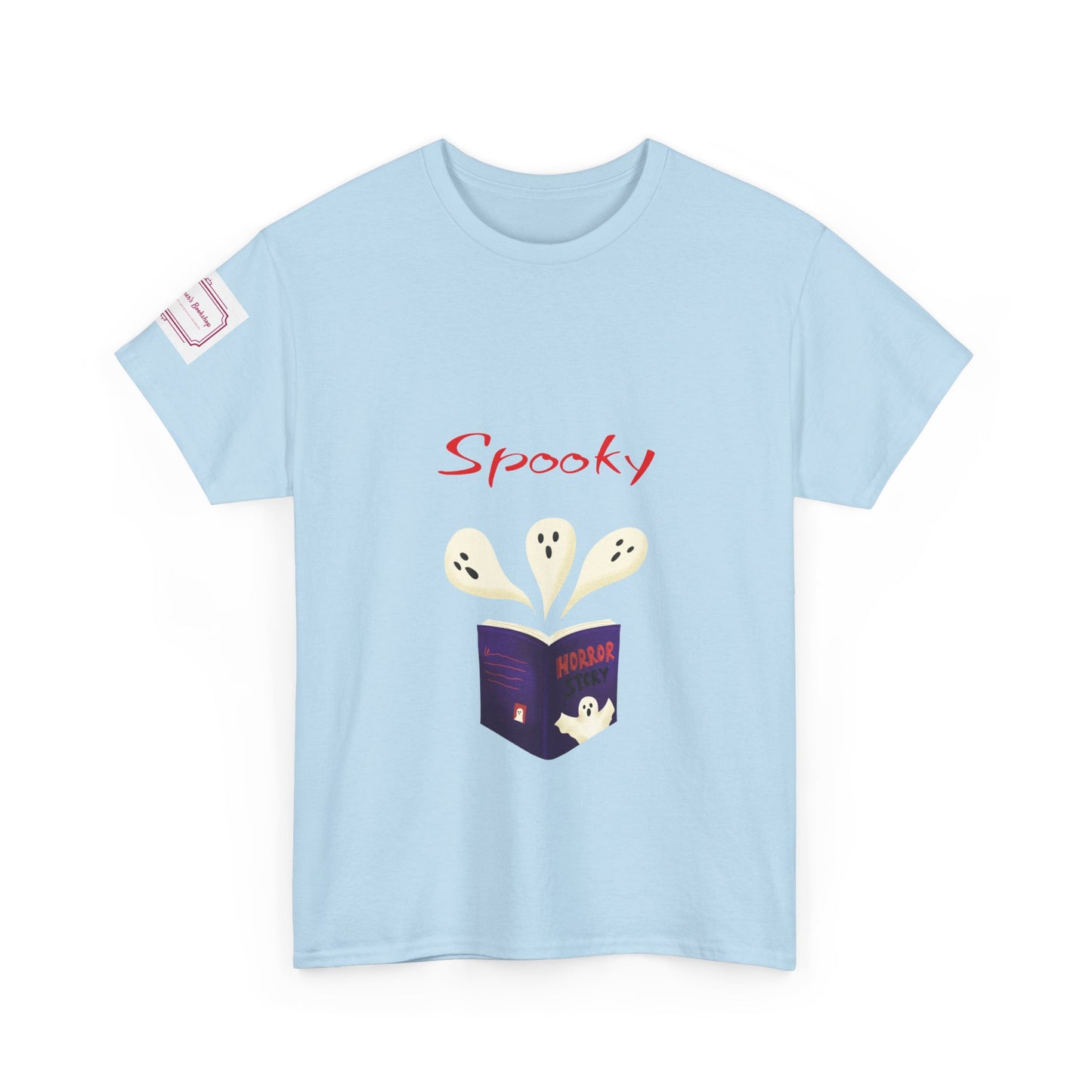 AU - Fiction - Unisex Heavy Cotton Tee - Spooky Books