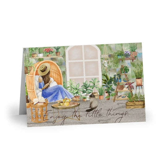The Dreamer's Bookshop "Plant Mom" Enjoy the Little Things Card - The Dreamer's Bookshop.