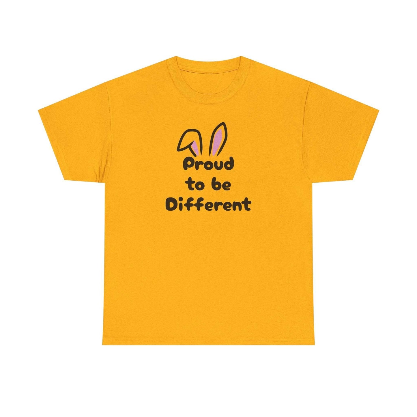 Proud to Be Different Unisex Heavy Cotton Tee - Celebrate Individuality - The Dreamer's Bookshop.