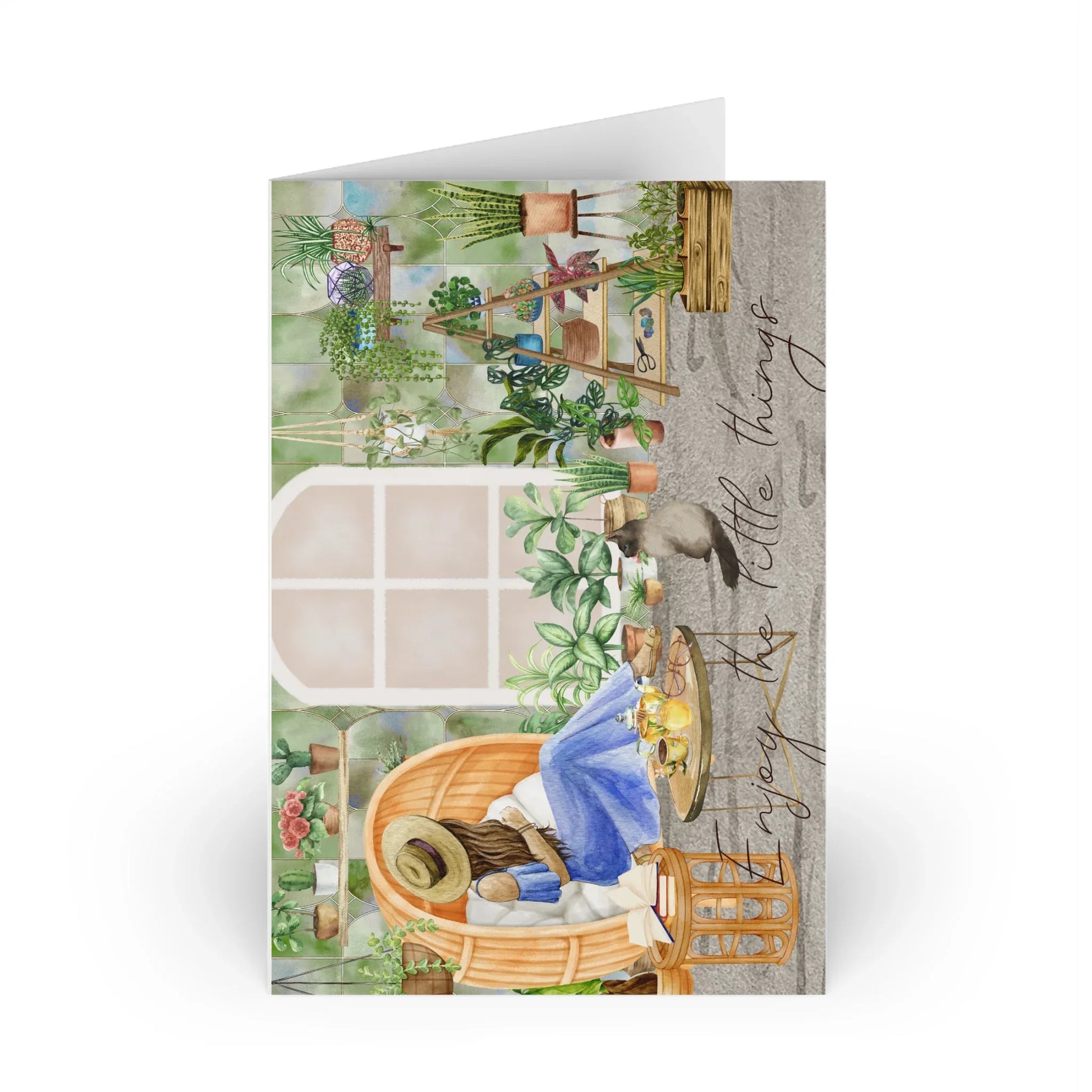 The Dreamer's Bookshop "Plant Mom" Enjoy the Little Things Card - The Dreamer's Bookshop.