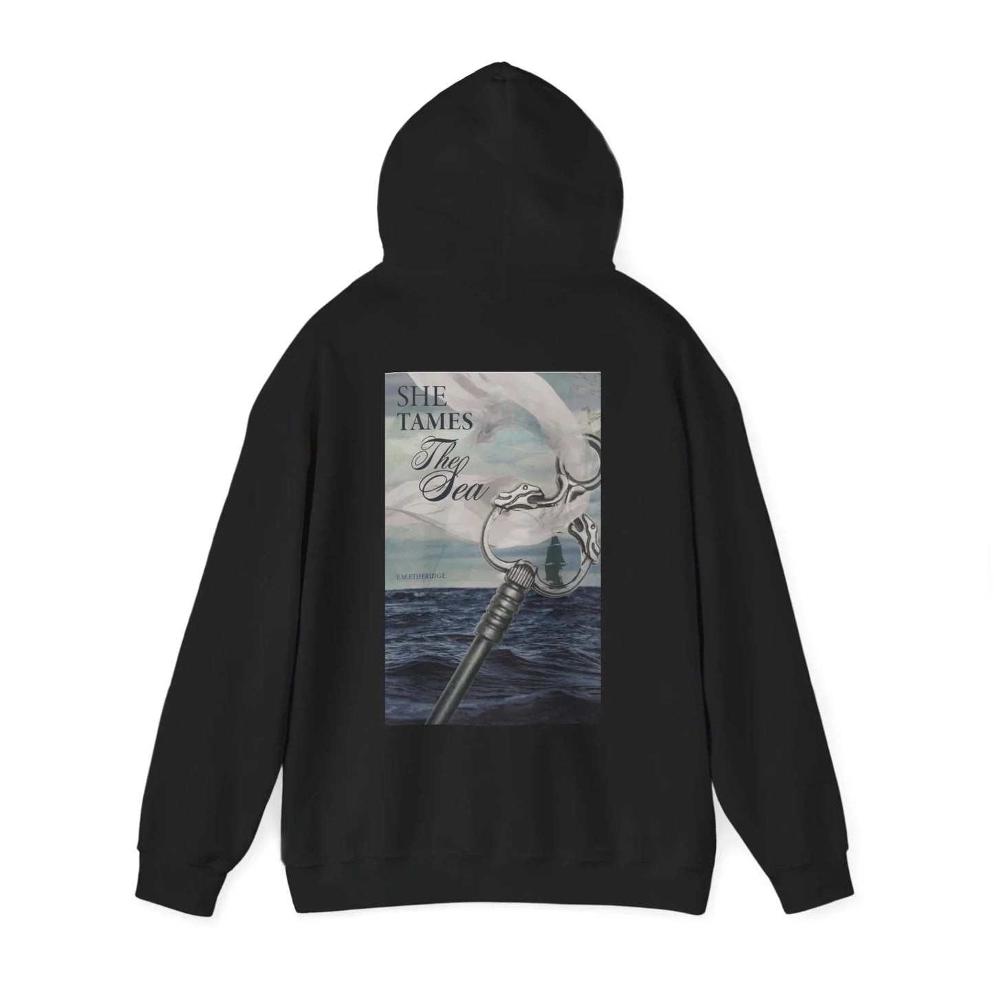 *SPECIAL RQST* Indie Books on the Road Hooded Sweatshirt - She Tames the Sea Cover - The Dreamer's Bookshop.