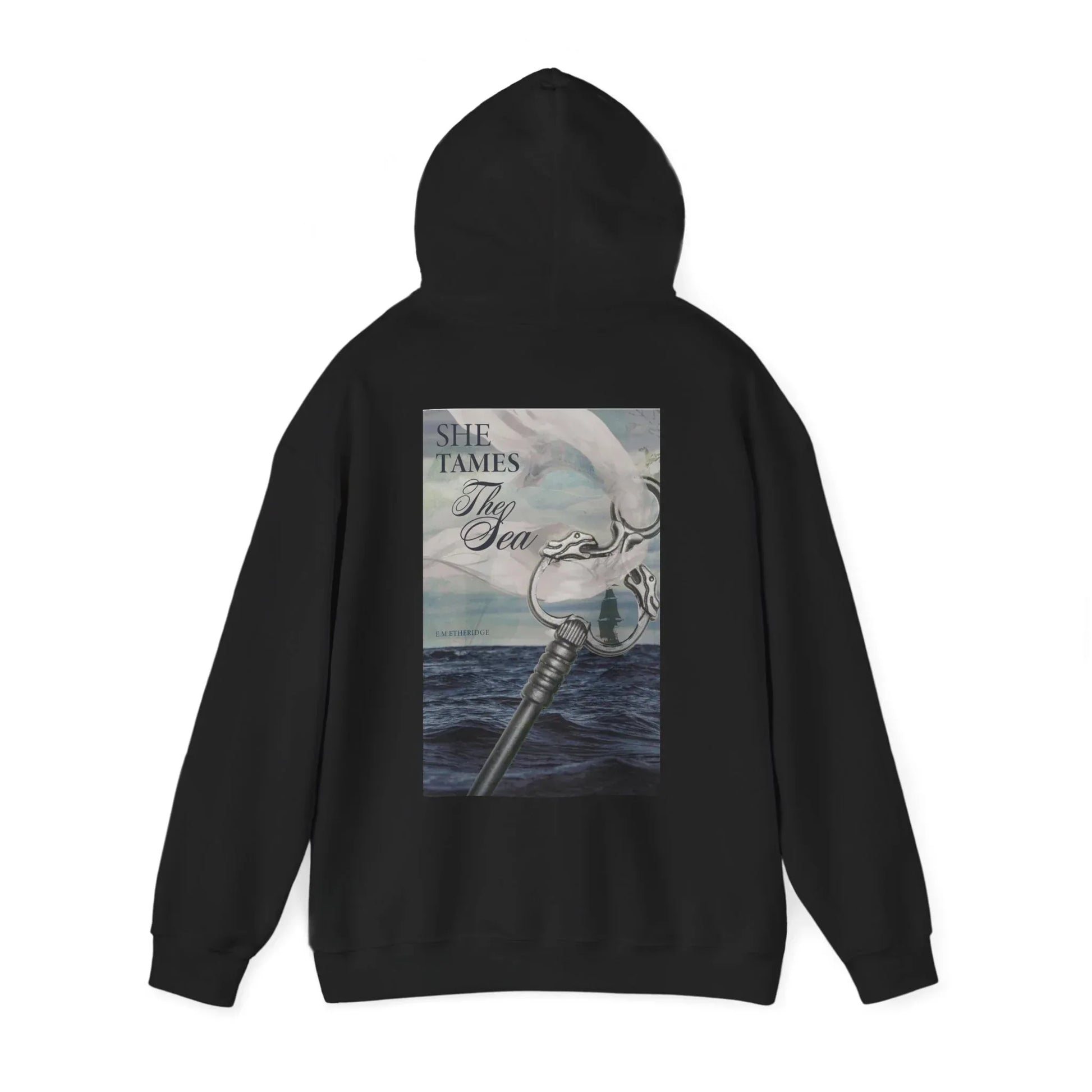 *SPECIAL RQST* Indie Books on the Road Hooded Sweatshirt - She Tames the Sea Cover - The Dreamer's Bookshop.