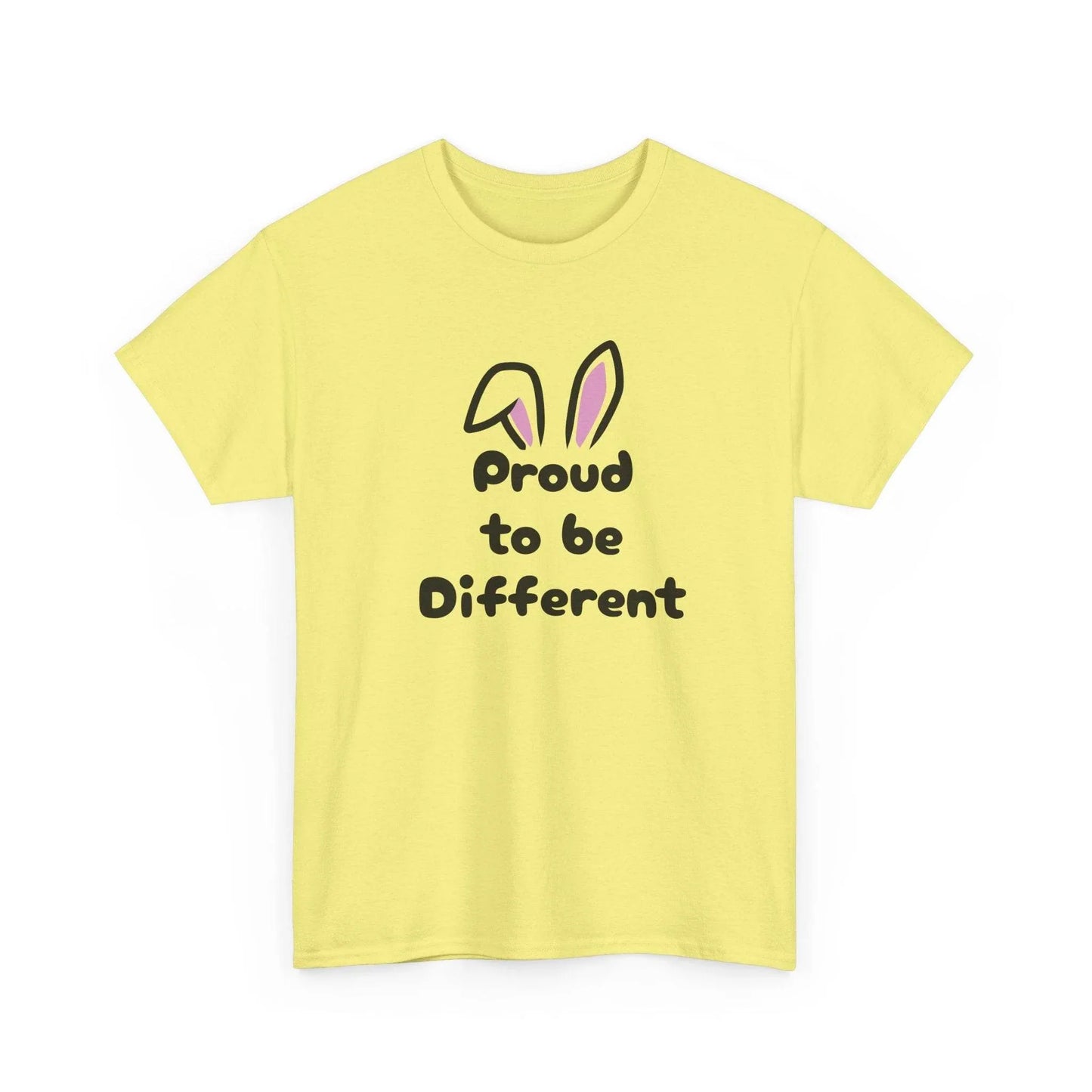 Proud to be Different Unisex Heavy Cotton Tee - Celebrate Individuality & Self-Expression - The Dreamer's Bookshop.