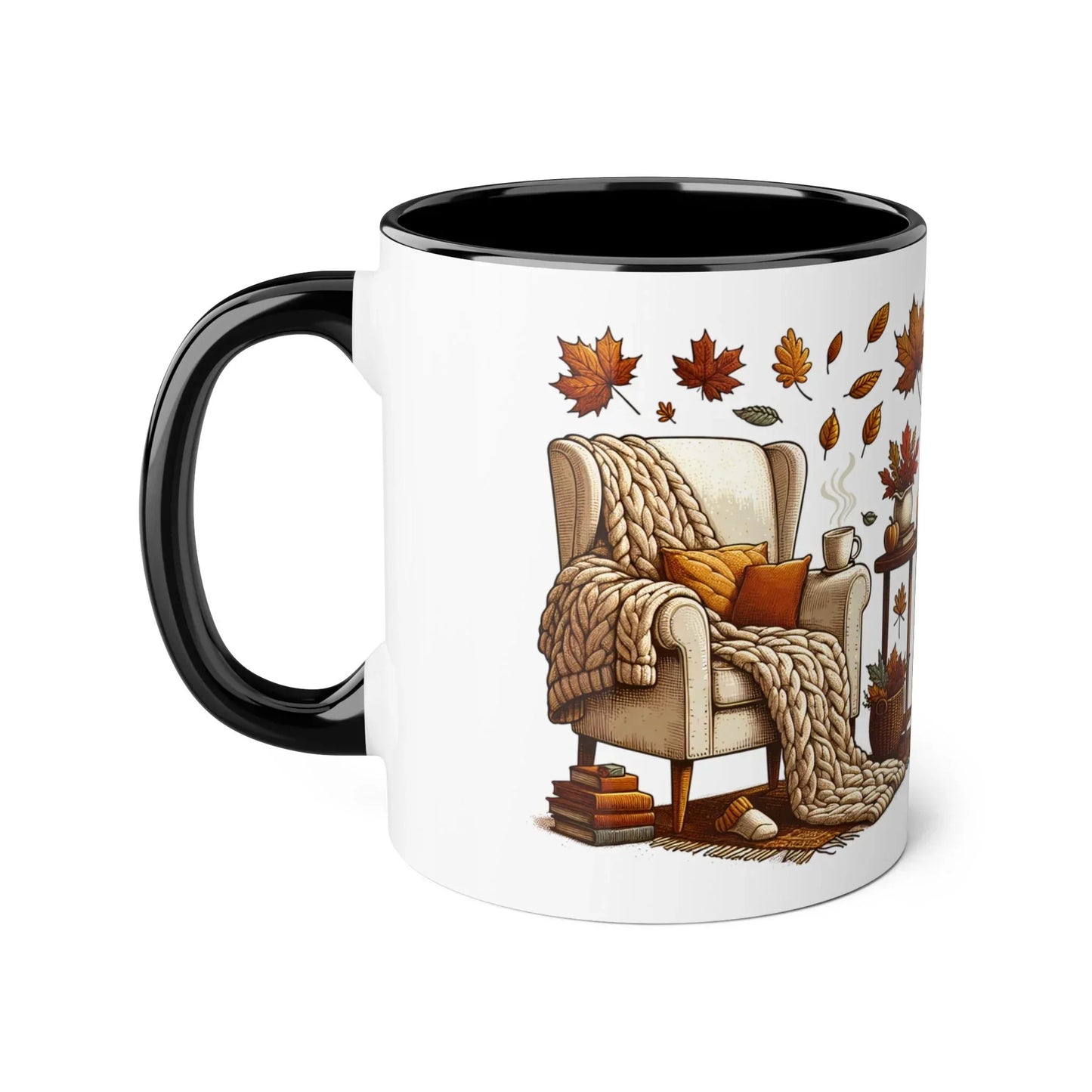 The Cosiness of Fall - 11oz Cup for Booklovers - The Dreamer's Bookshop.