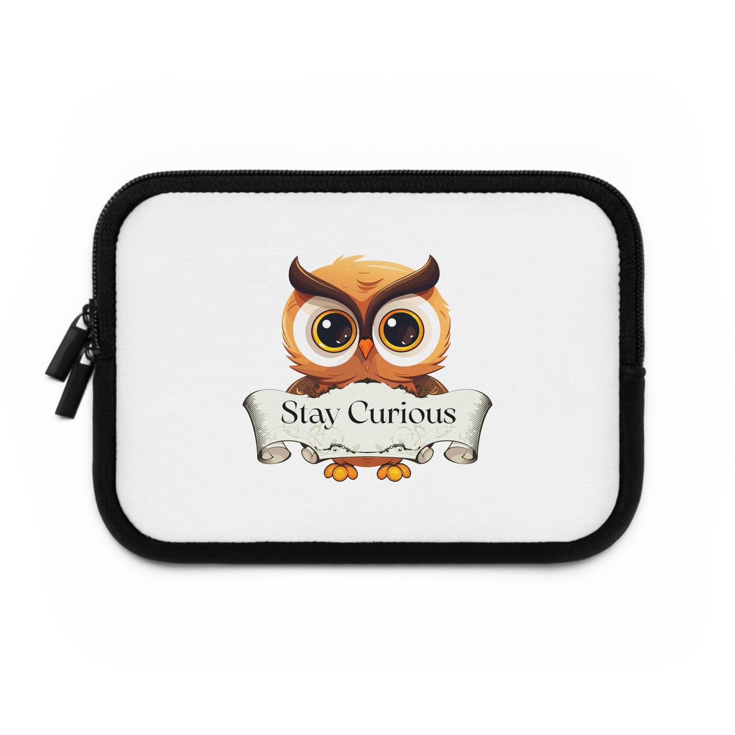 Laptop Sleeve "Stay Curious" Perfect for Book Lovers