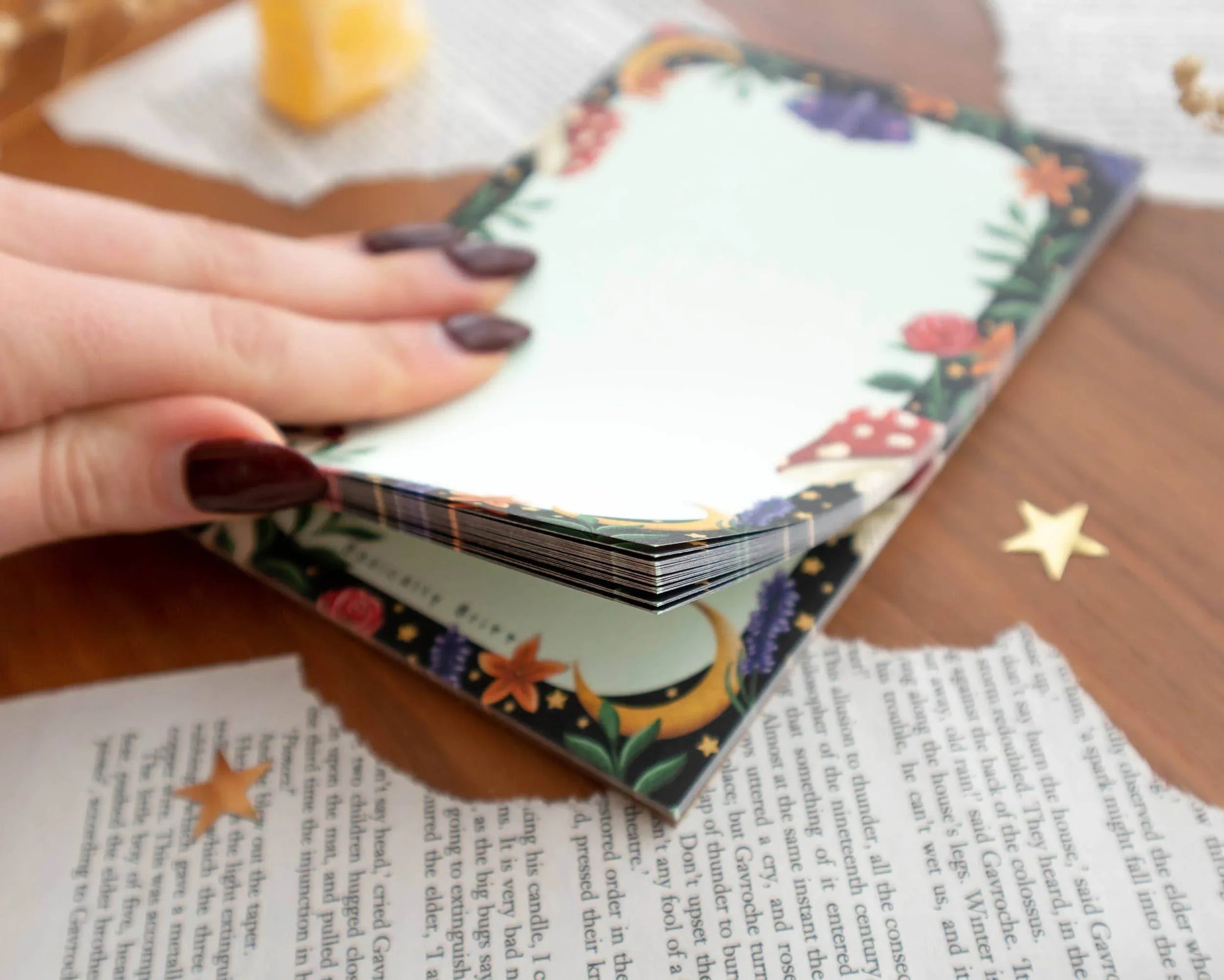 Basically Britt - Notepad - Woodland Magic Toadstool Forrest 6 - The Dreamer's Bookshop.