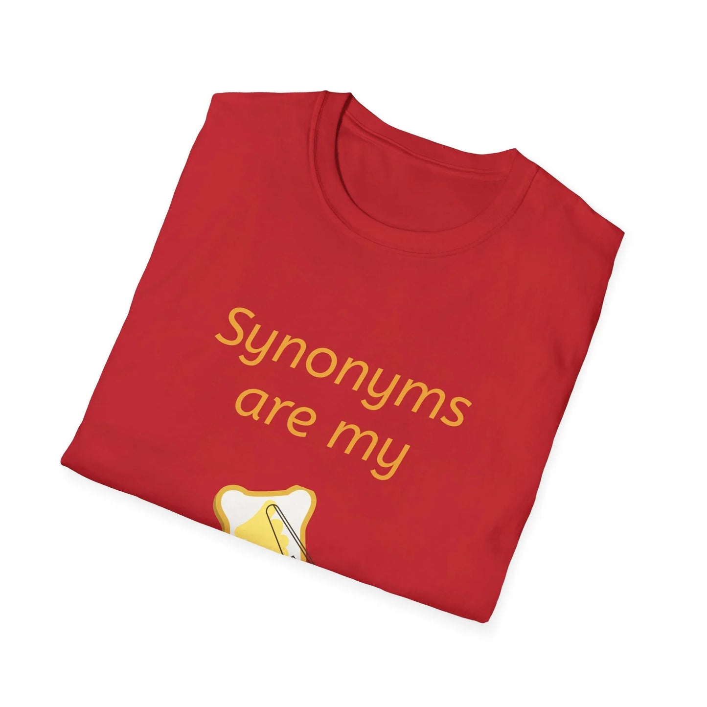 "Synonyms Are My Jam" Unisex Softstyle T-Shirt - Wordsmiths - The Dreamer's Bookshop.
