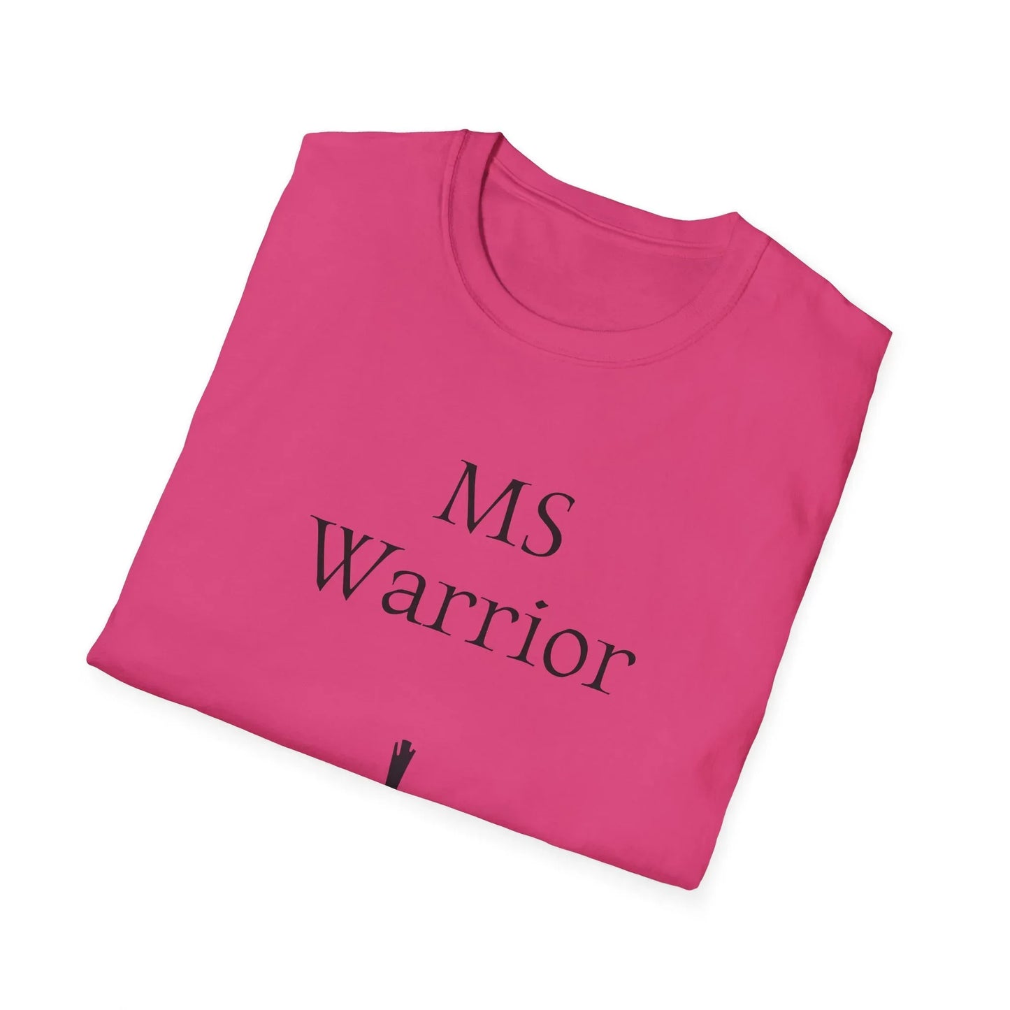 M.S. Warrior Unisex Softstyle T-Shirt - Empowering Battle for Women's Health - The Dreamer's Bookshop.