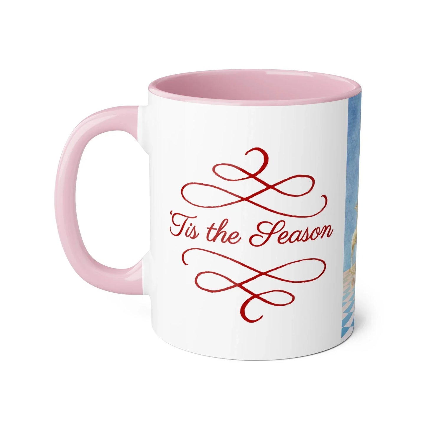 Christmas Tree Decoration Coffee Mug - 11oz Cup tis the Season - The Dreamer's Bookshop.
