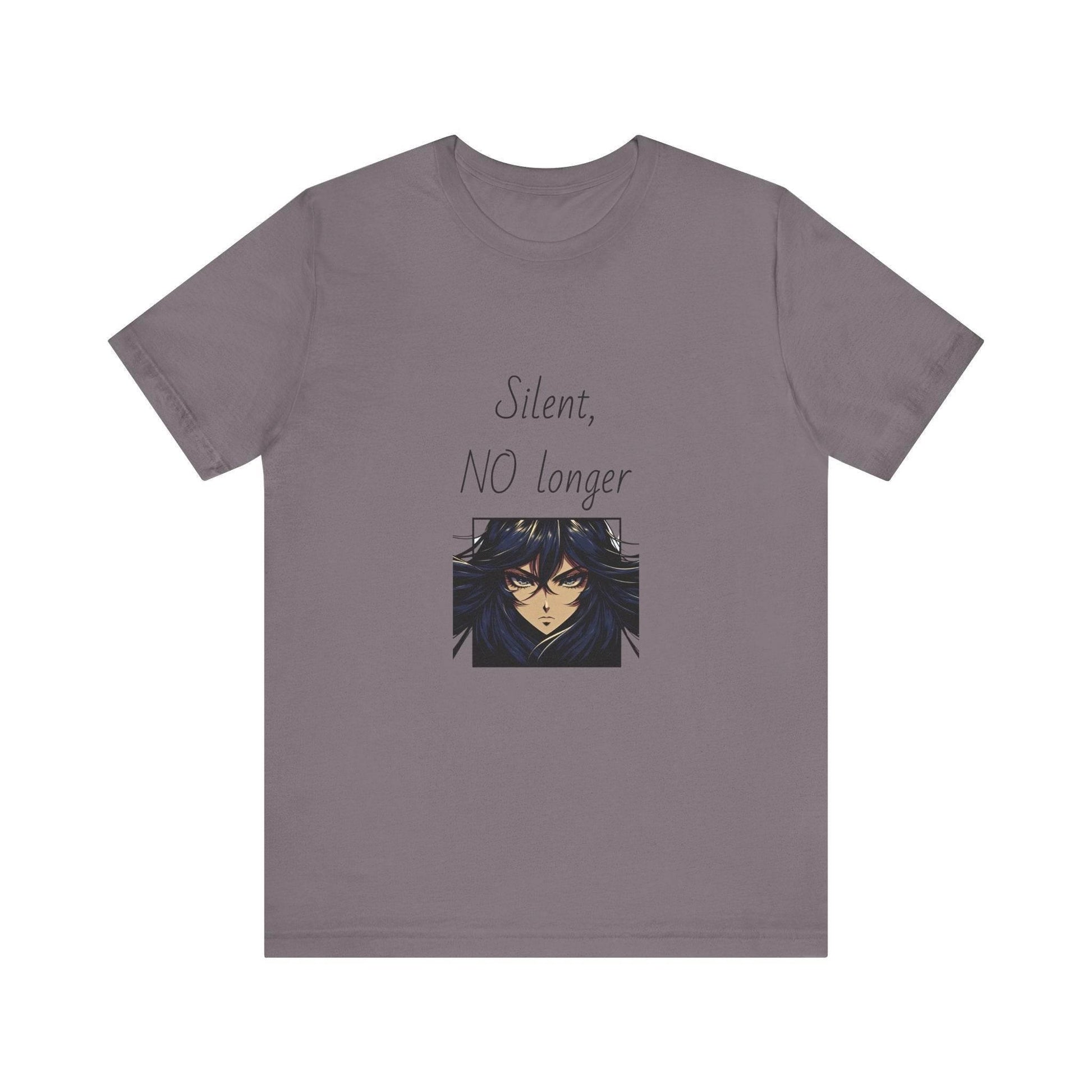 Fierce Survivor Unisex Short Sleeve Tee - Silent, NO longer - The Dreamer's Bookshop.