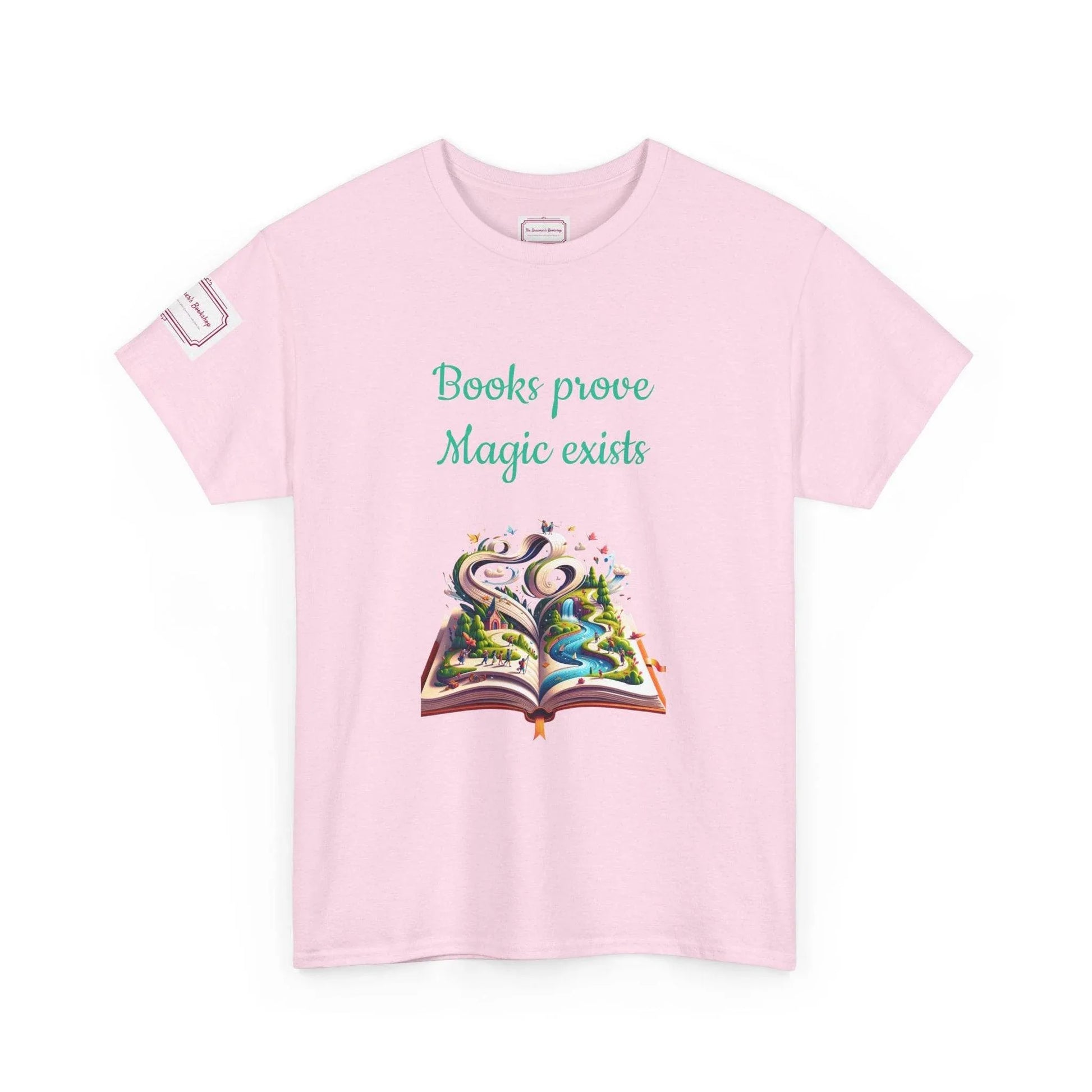 Magic exists - Unisex Heavy Cotton Tee - Perfect for Book Lovers - The Dreamer's Bookshop.