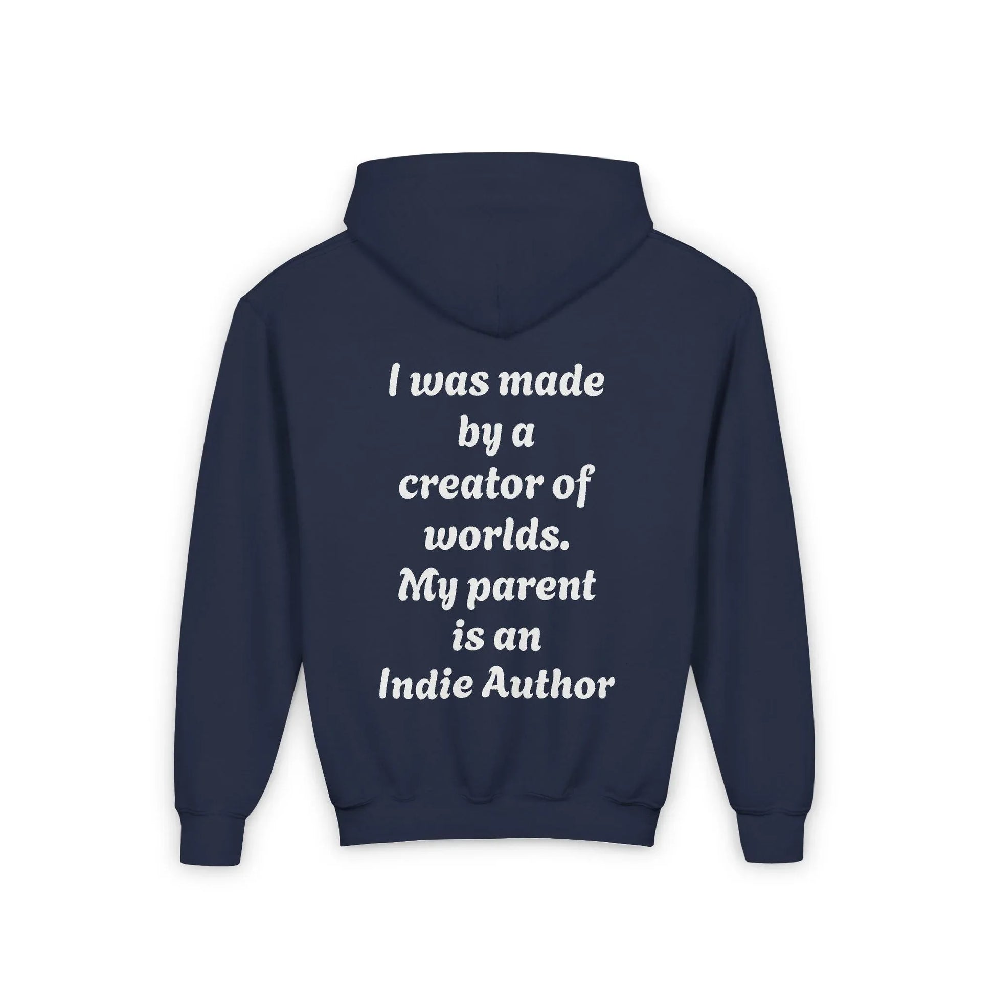 US (Ww) - Youth Heavy Blend Hooded Sweatshirt - "Born to be Original" & "Created by a Creator of Worlds" - The Dreamer's Bookshop.