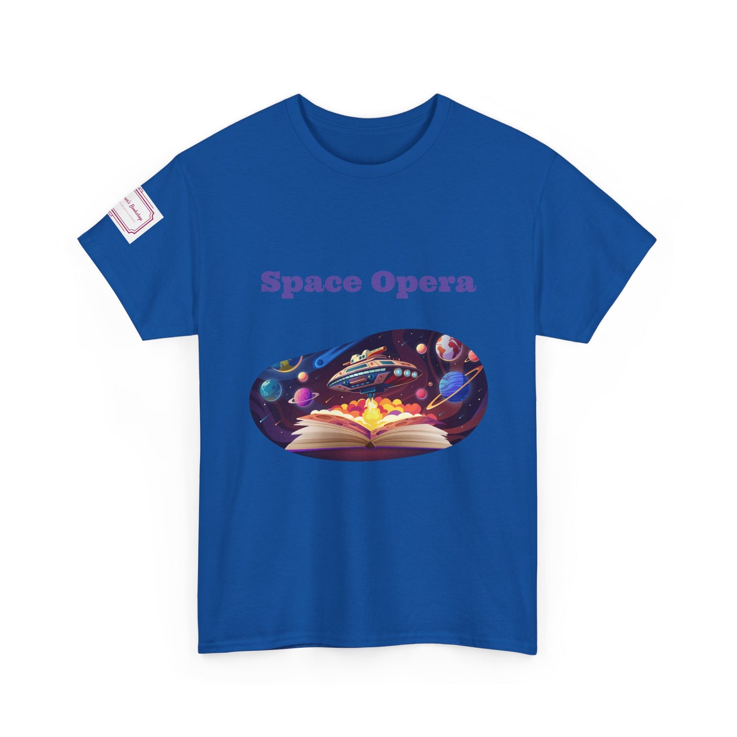 Space Opera - Graphic Unisex Heavy Cotton Tee - Sci-Fi Books