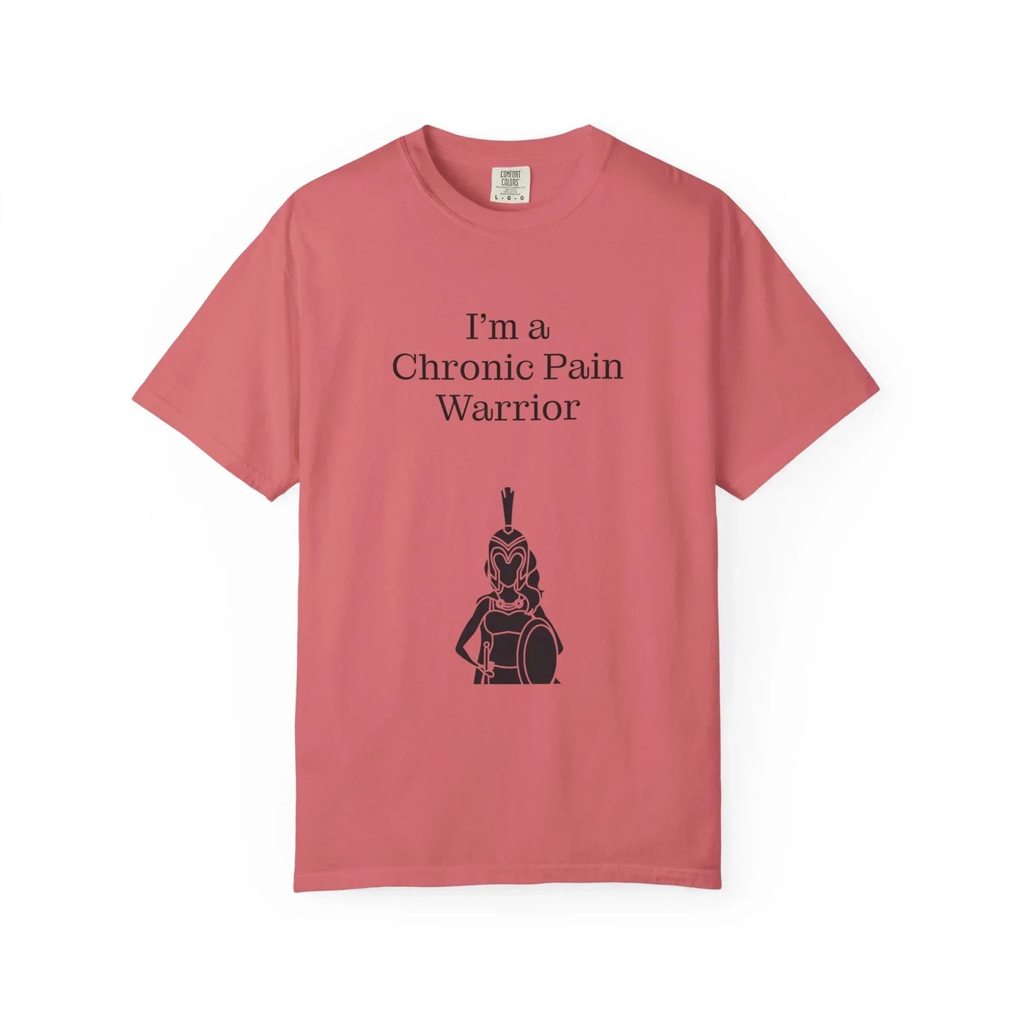 Chronic Pain Warrior Unisex Garment-Dyed T-Shirt - Empowering Supportive Apparel - The Dreamer's Bookshop.