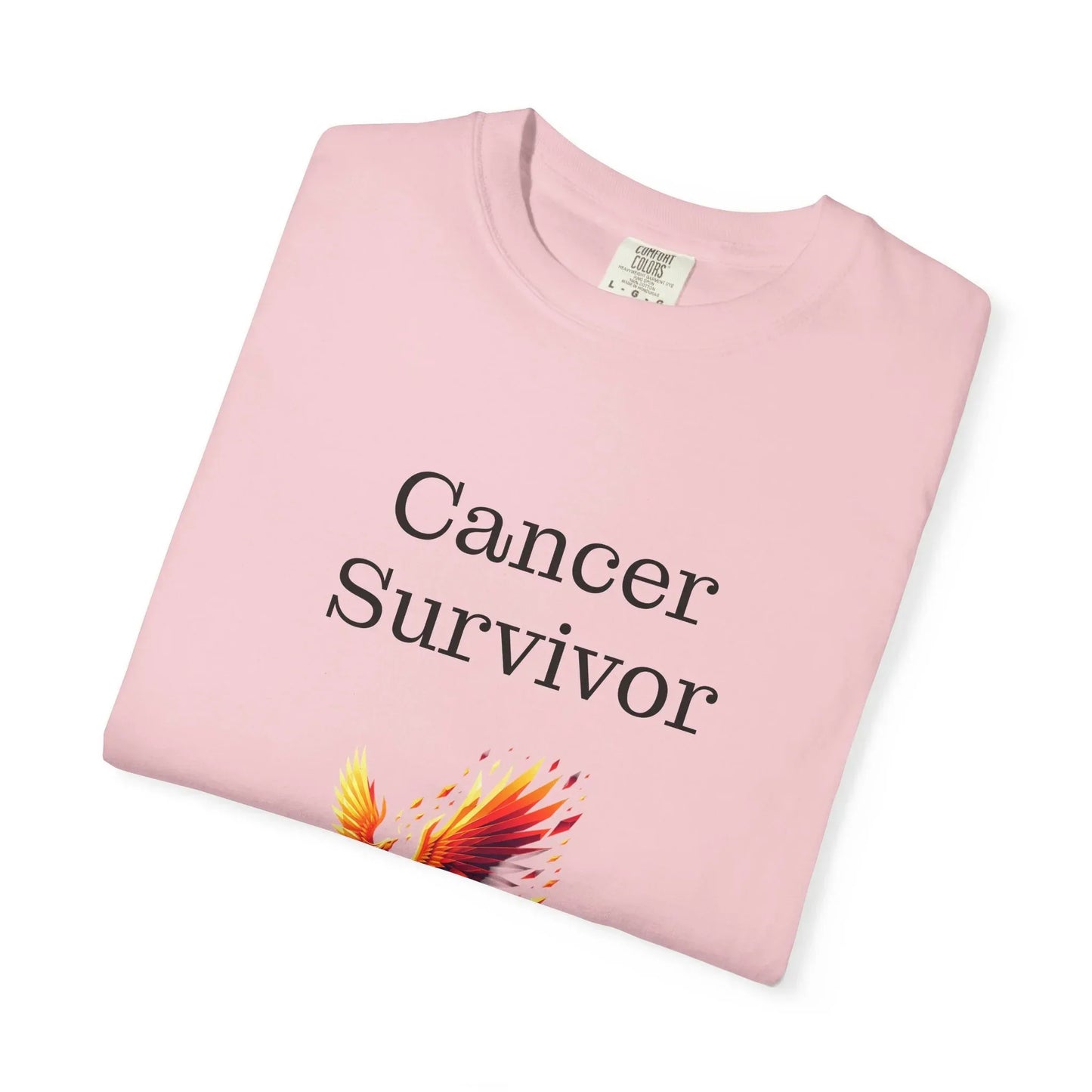 Cancer Survivor Unisex Garment-Dyed T-shirt - Inspirational Motivational Tee - The Dreamer's Bookshop.