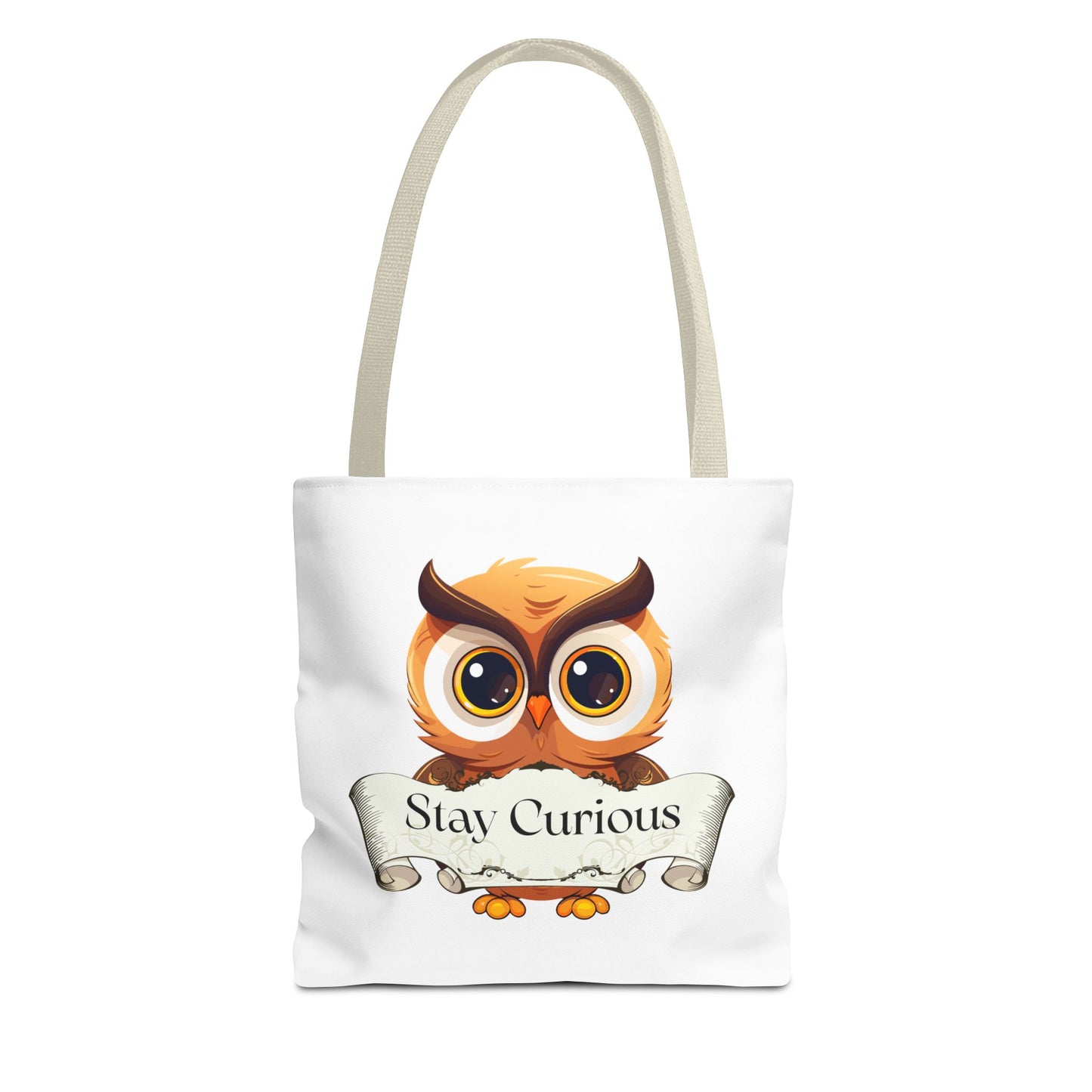 Literary Tote Bag - Stay Curous - The Dreamer's Bookshop Designs