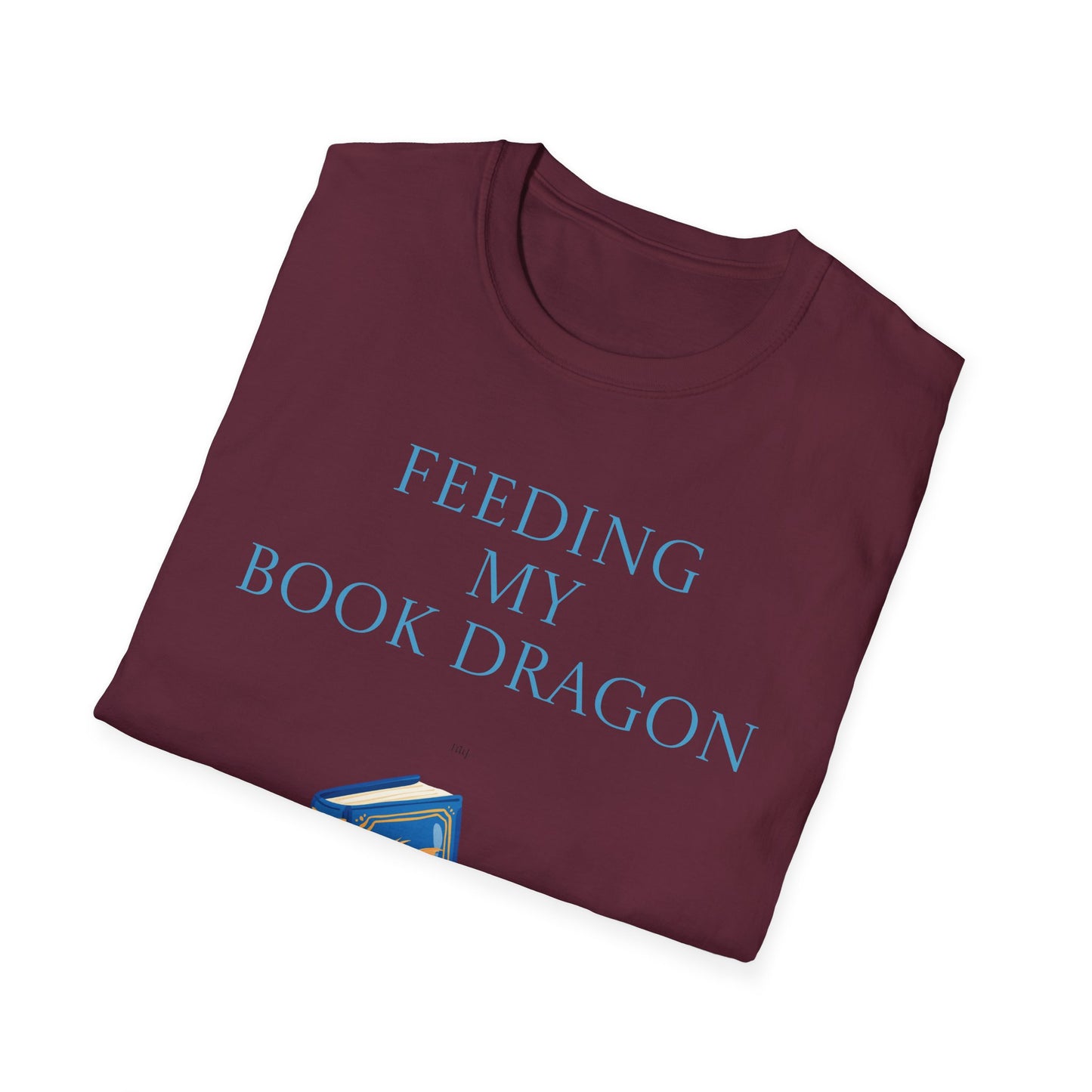 Unisex Softstyle T-Shirt - 'Book Dragon'