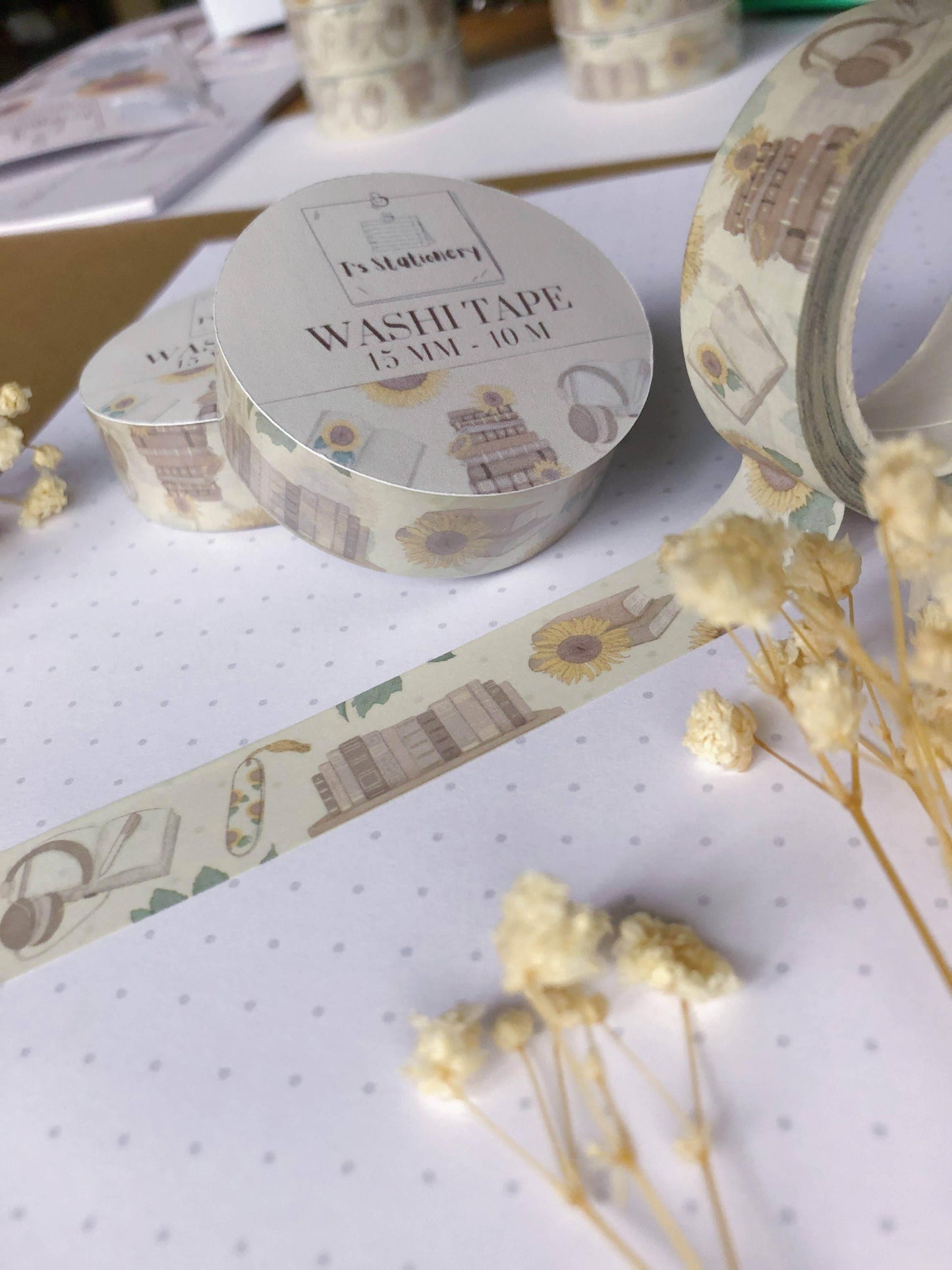 T's Stationery - „Zomerboeken” Washi tape - The Dreamer's Bookshop.
