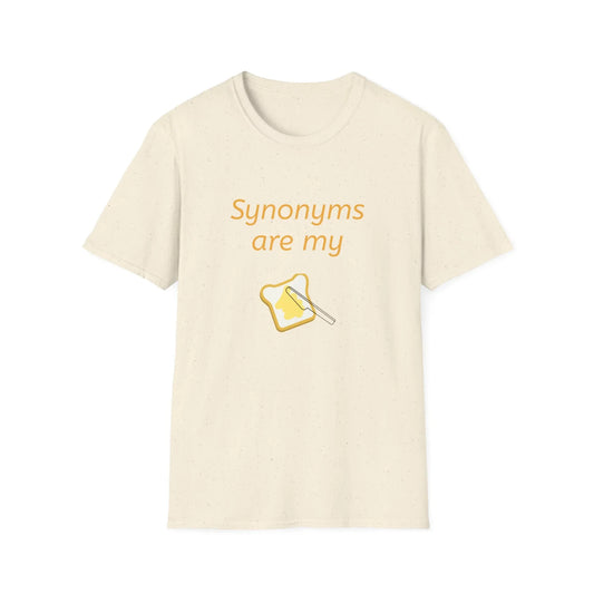 "Synonyms Are My Jam" Unisex Softstyle T-Shirt - Wordsmiths - The Dreamer's Bookshop.
