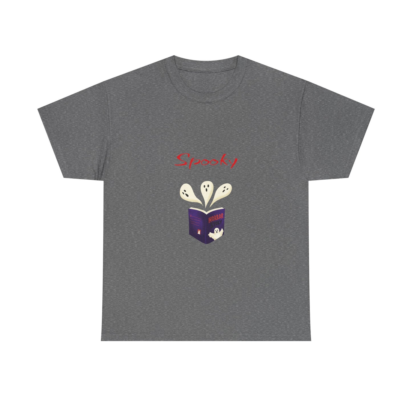 CA - Fiction -  Graphic Tee - Unisex Heavy Cotton T-Shirt Spooky Books