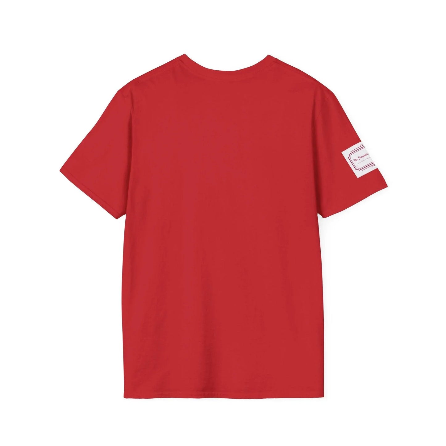 Be Happy Stay Positive Unisex Softstyle T-Shirt - The Dreamer's Bookshop.
