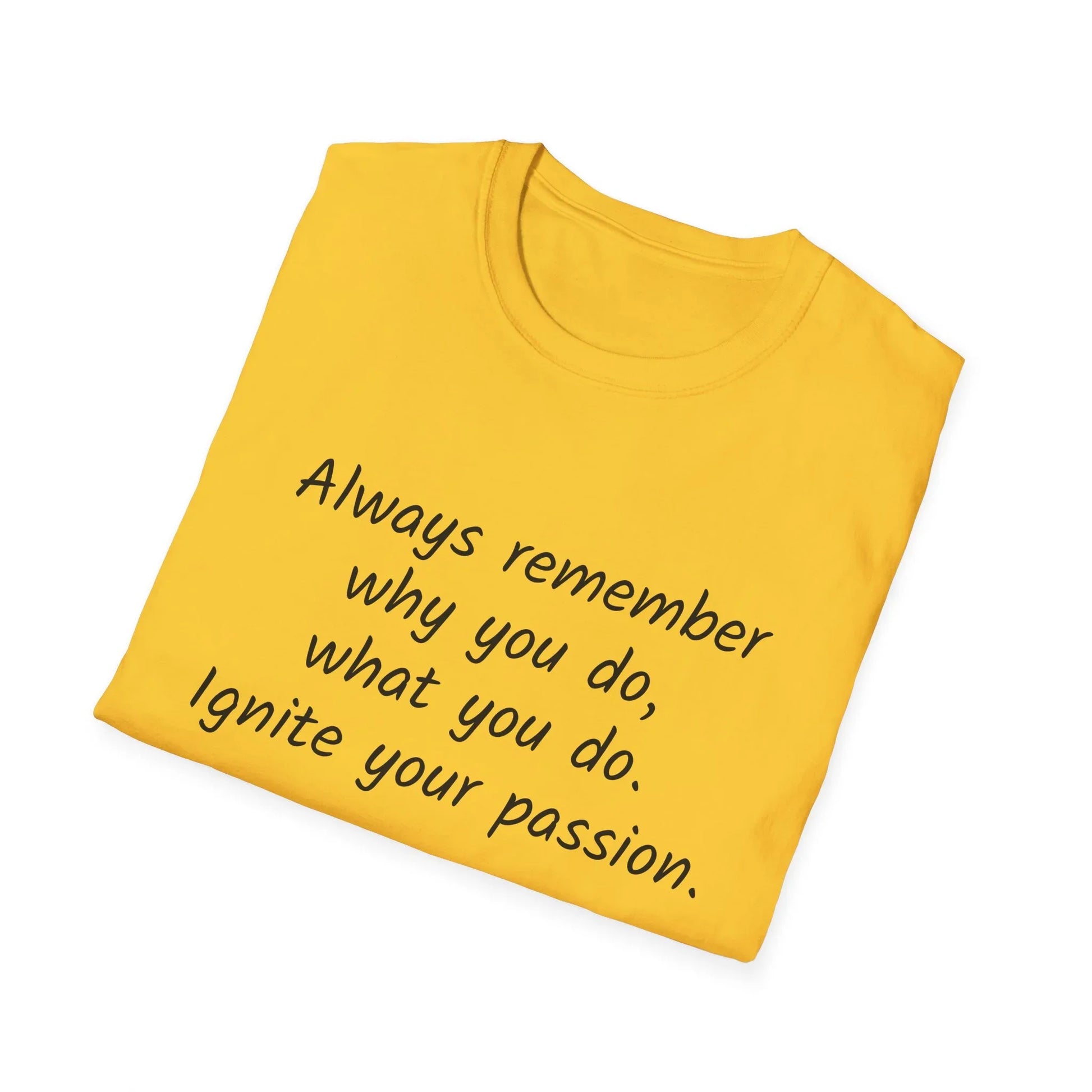 Inspirational Unisex T-Shirt - "Ignite Your Passion" - The Dreamer's Bookshop.