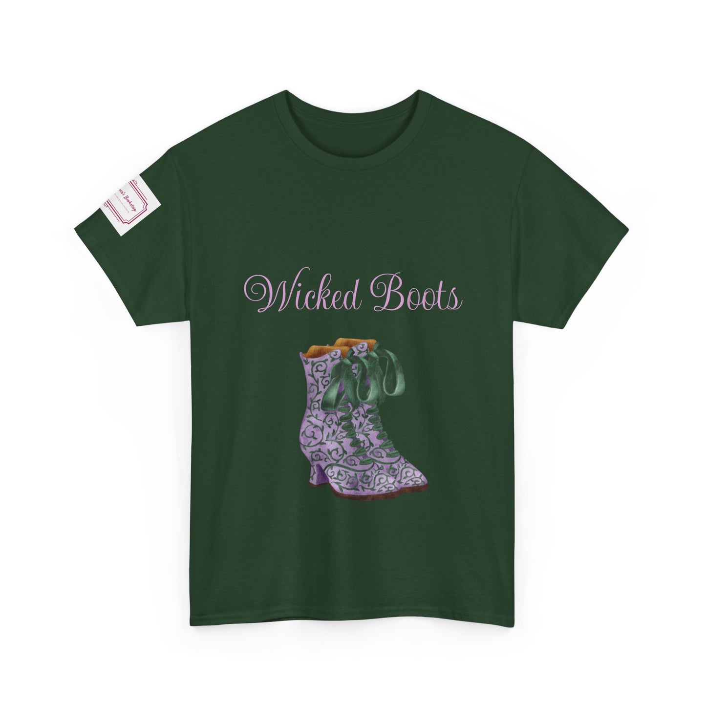 AU - Wicked Boots - Witch Unisex Heavy Cotton Tee