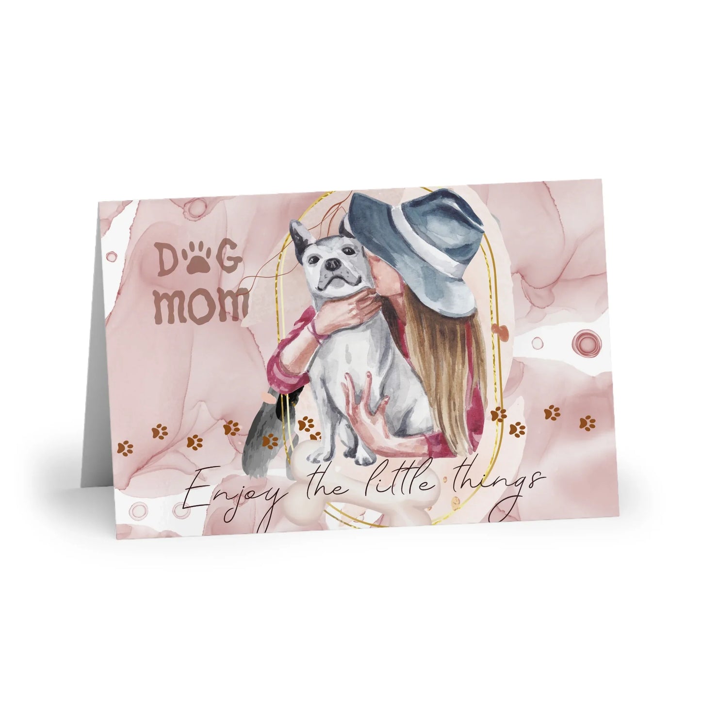 The Dreamer's Bookshop "Dog Mom" Enjoy the Little Things Card - The Dreamer's Bookshop.