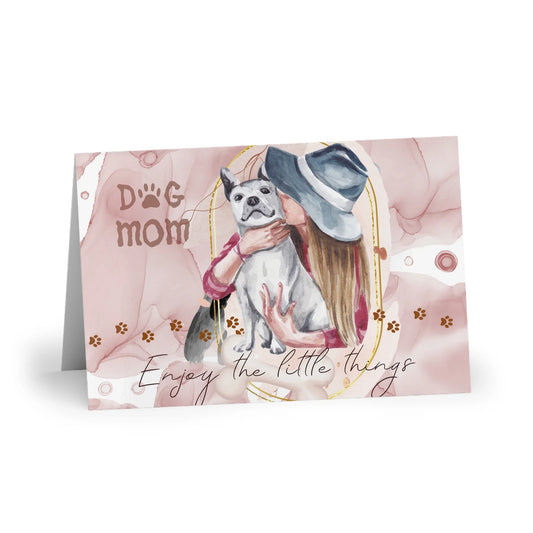 The Dreamer's Bookshop "Dog Mom" Enjoy the Little Things Card - The Dreamer's Bookshop.