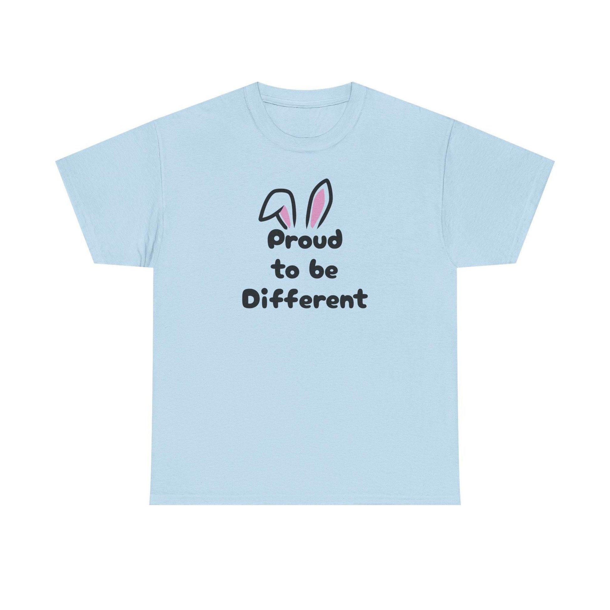 Proud to Be Different Unisex Heavy Cotton Tee - Celebrate Individuality - The Dreamer's Bookshop.