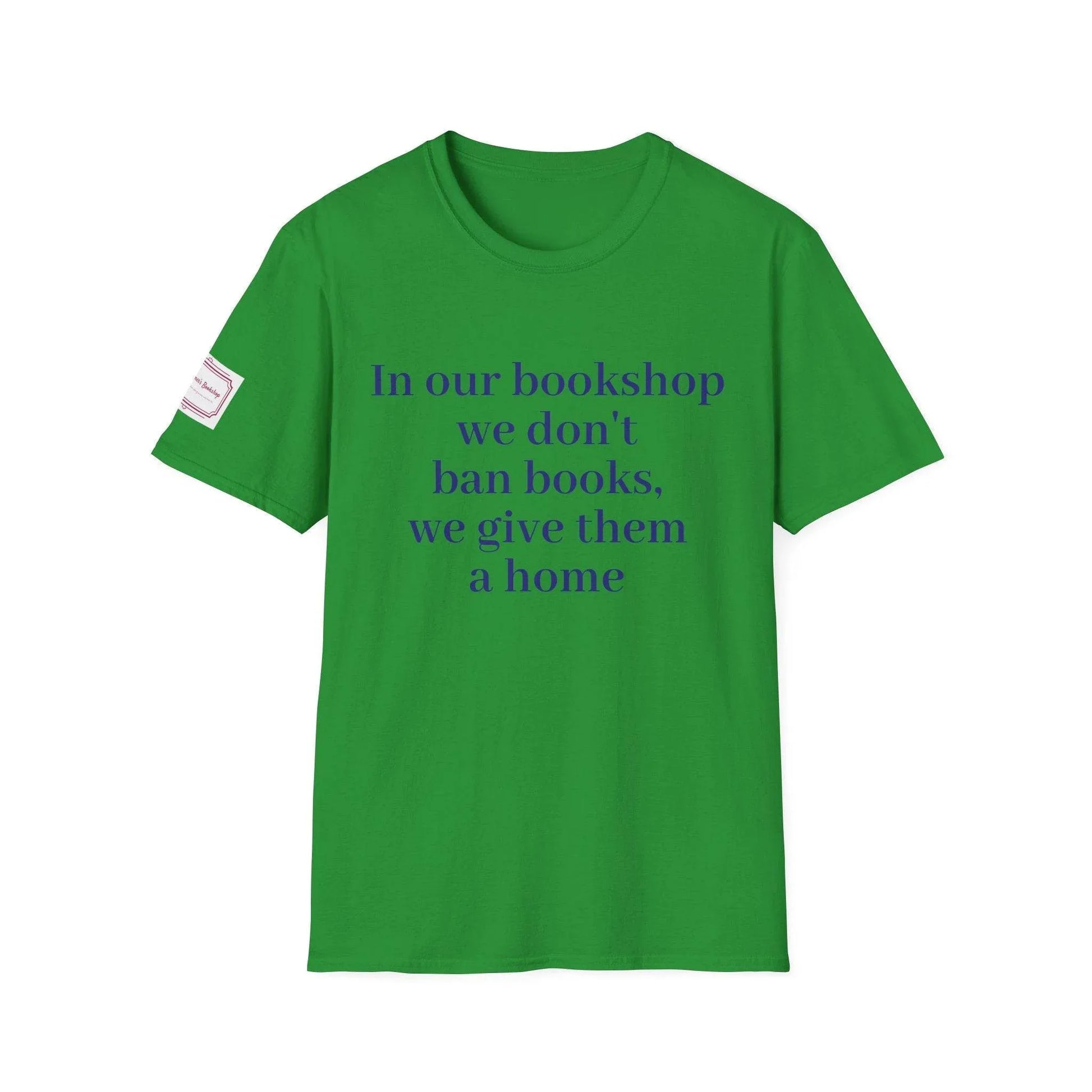 Inspirational Unisex Softstyle T-Shirt - 'In our bookshop' Motivational Design - The Dreamer's Bookshop.