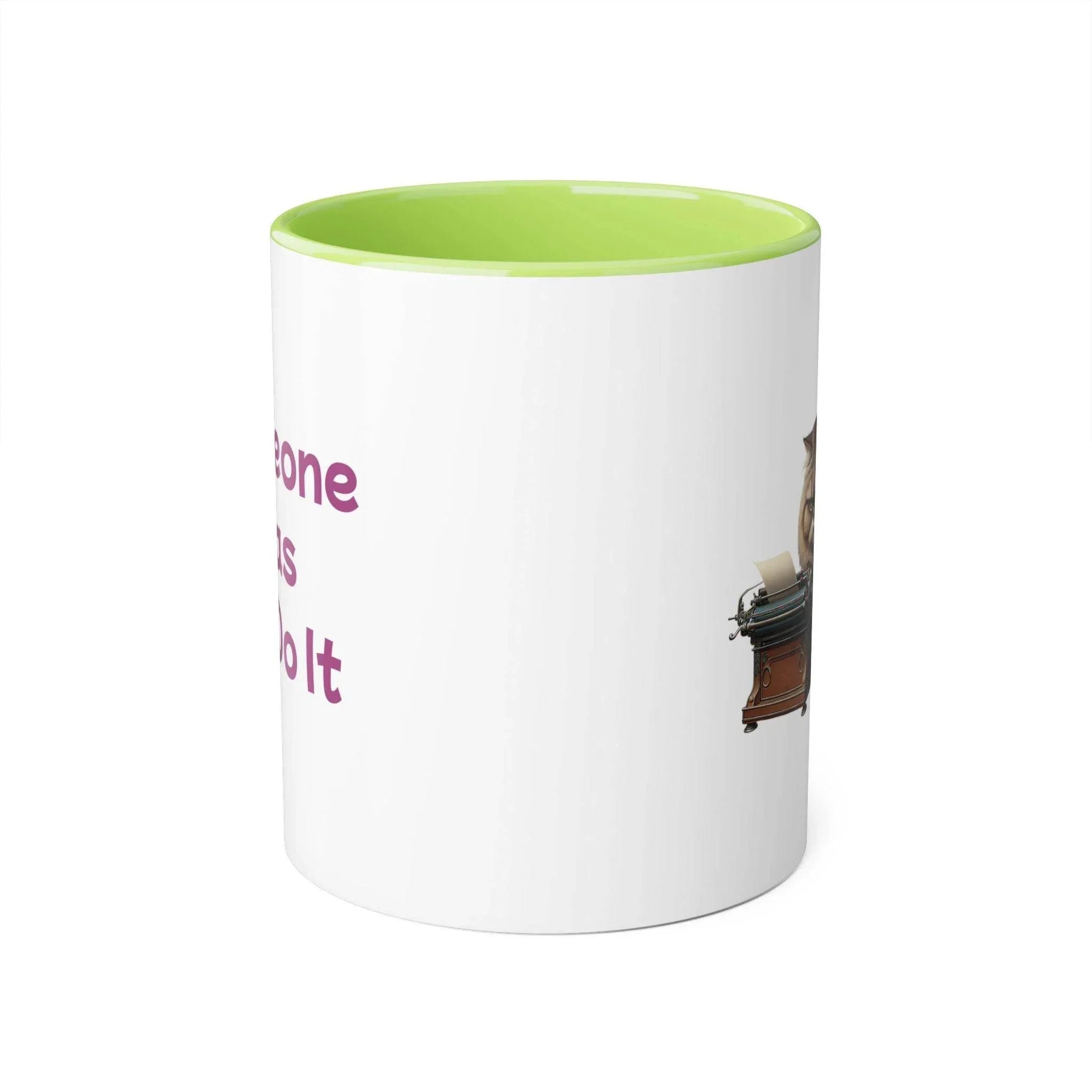 Funny Writer Cat Accent Mug - 11oz Coffee Cup for Book Lovers - The Dreamer's Bookshop.