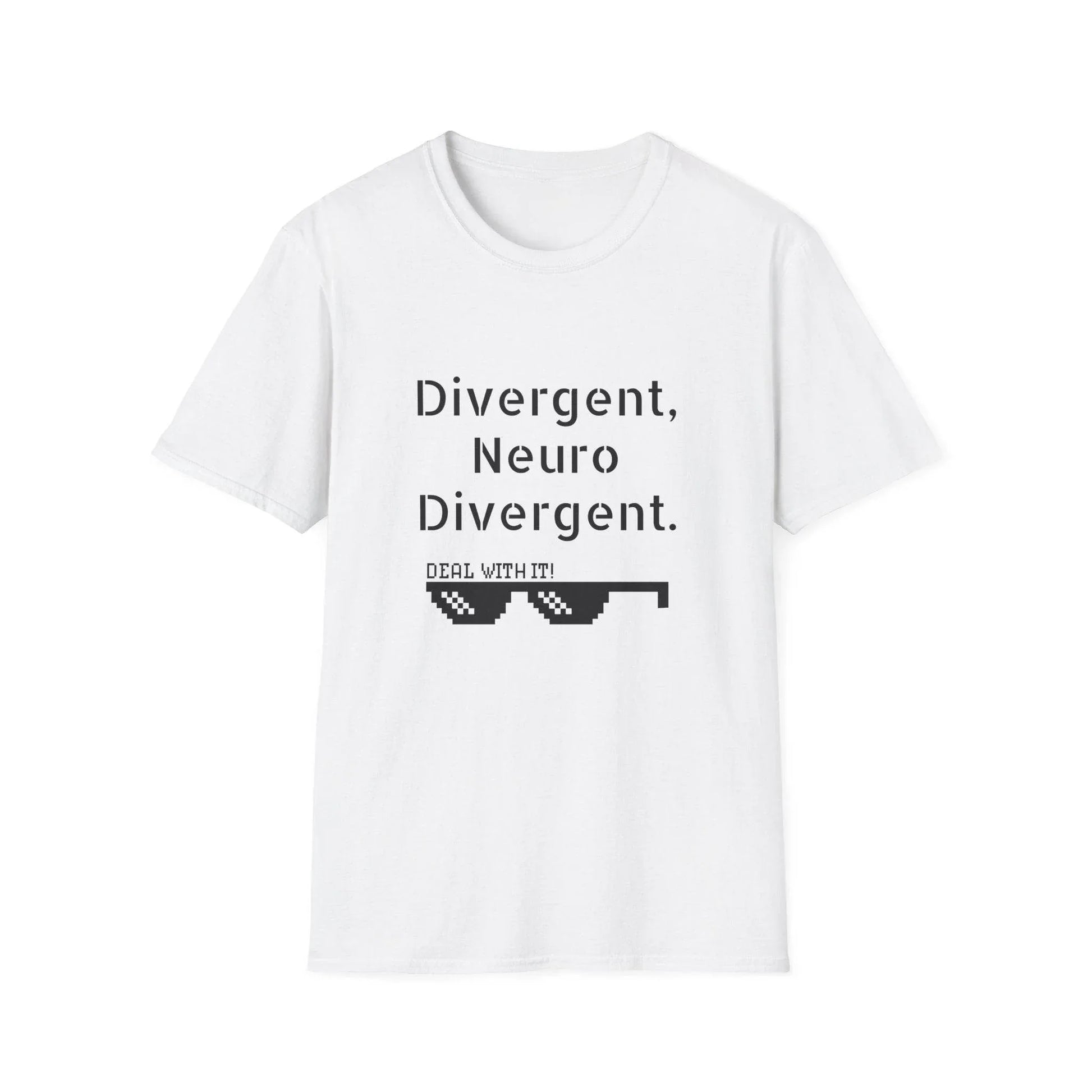 Divergent Neuro Divergent T-Shirt - Unisex Softstyle Tee - The Dreamer's Bookshop.
