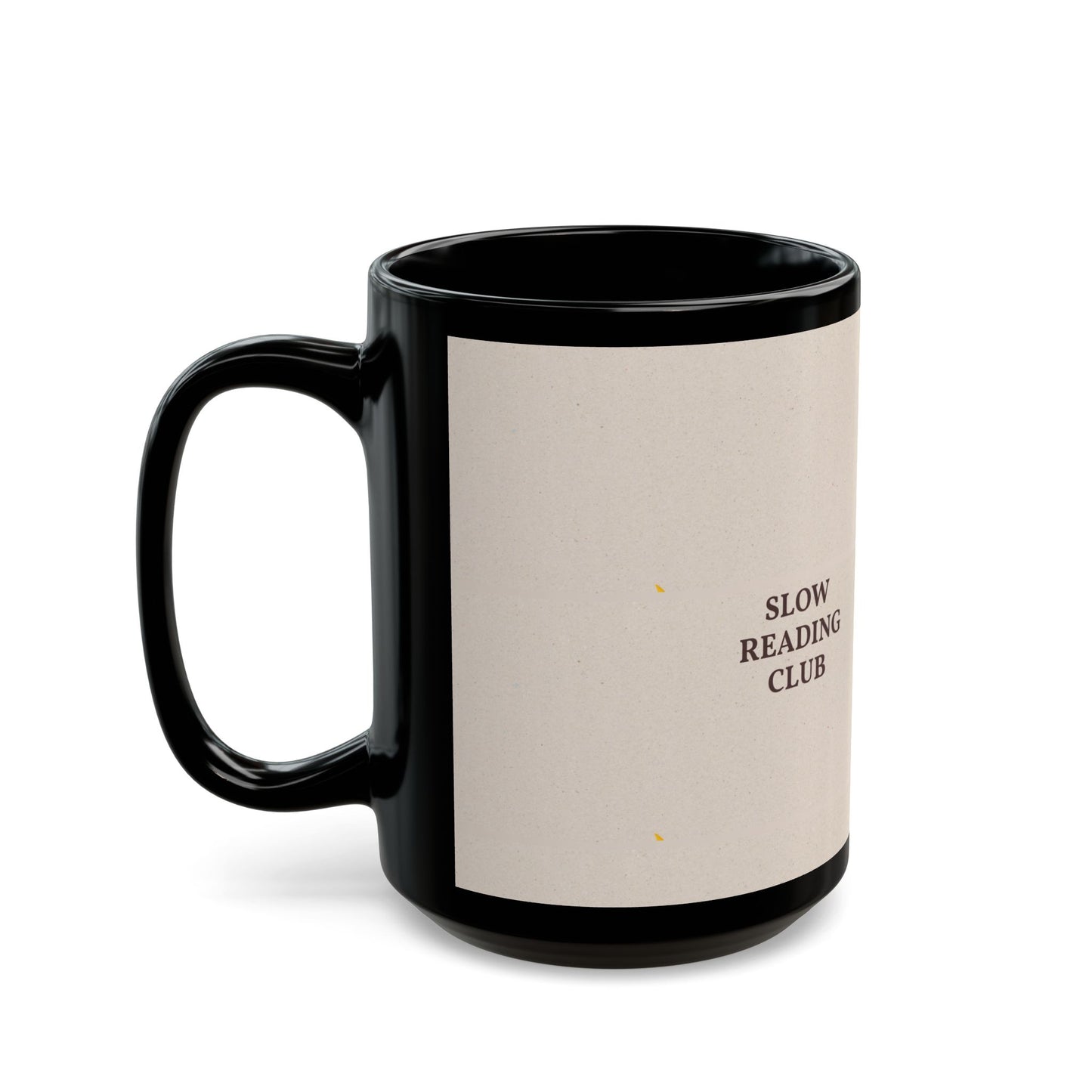 Black Mug (11oz, 15oz) - Slow Reading Club - TDL