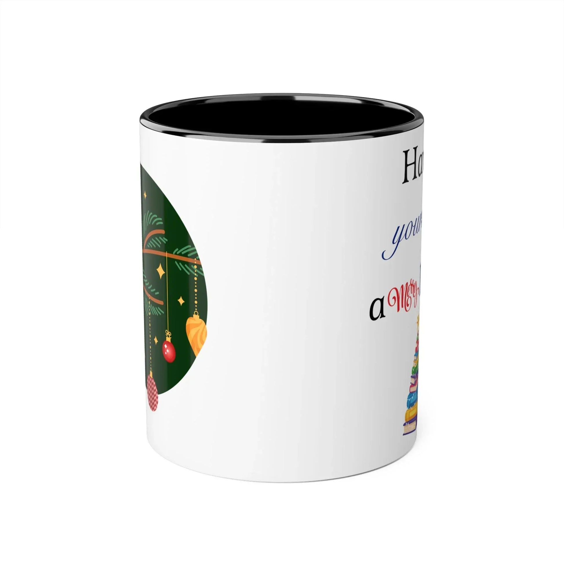 A Merry Little Bookmas Mug - 11oz Cup for Coffee Lovers - The Dreamer's Bookshop.