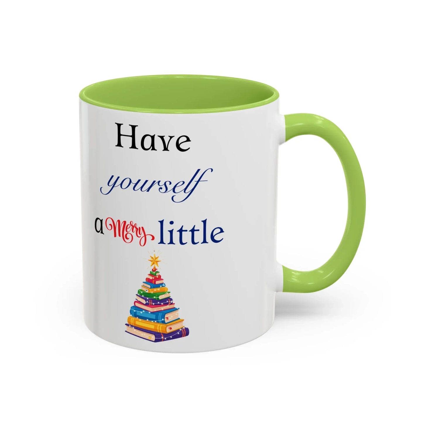 A Merry Little Bookmas - Coffee Mug - Gift for Book Lovers - The Dreamer's Bookshop.