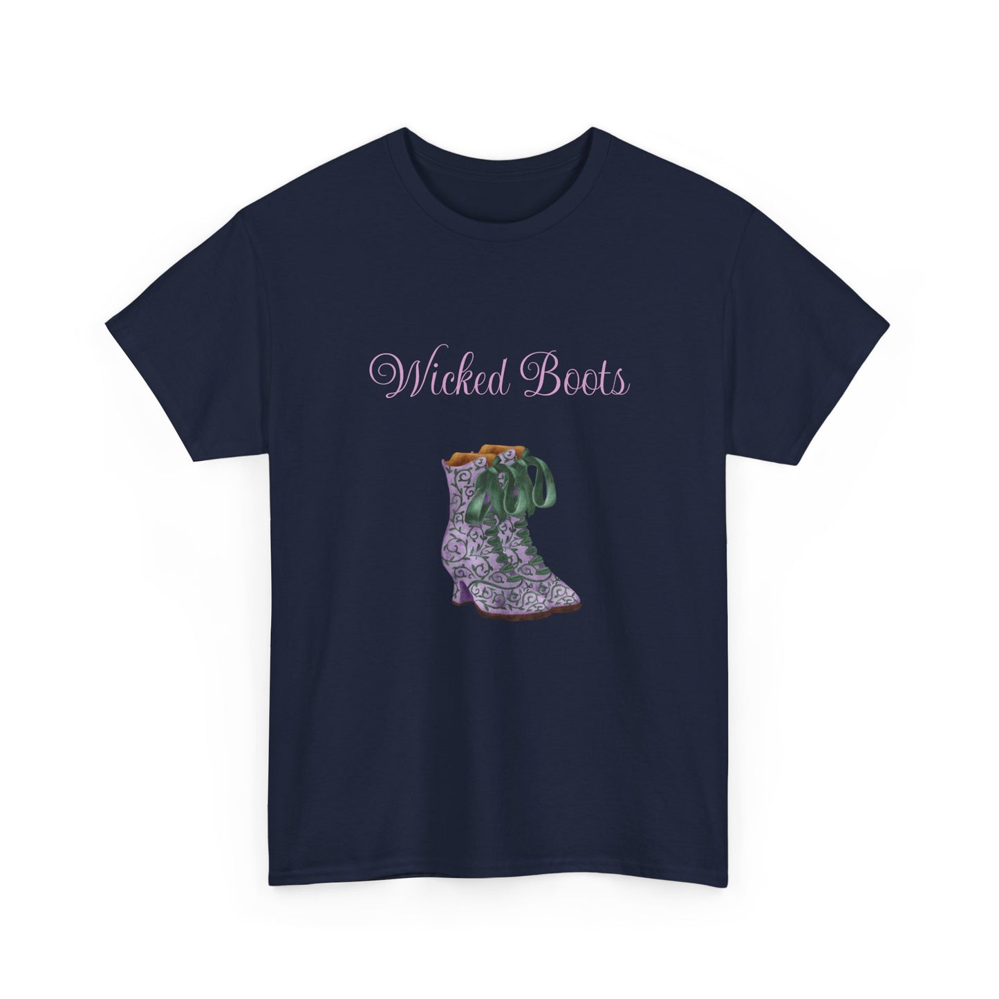 Wicked Boots Graphic Tee - Unisex Heavy Cotton T-Shirt for Nature Lovers