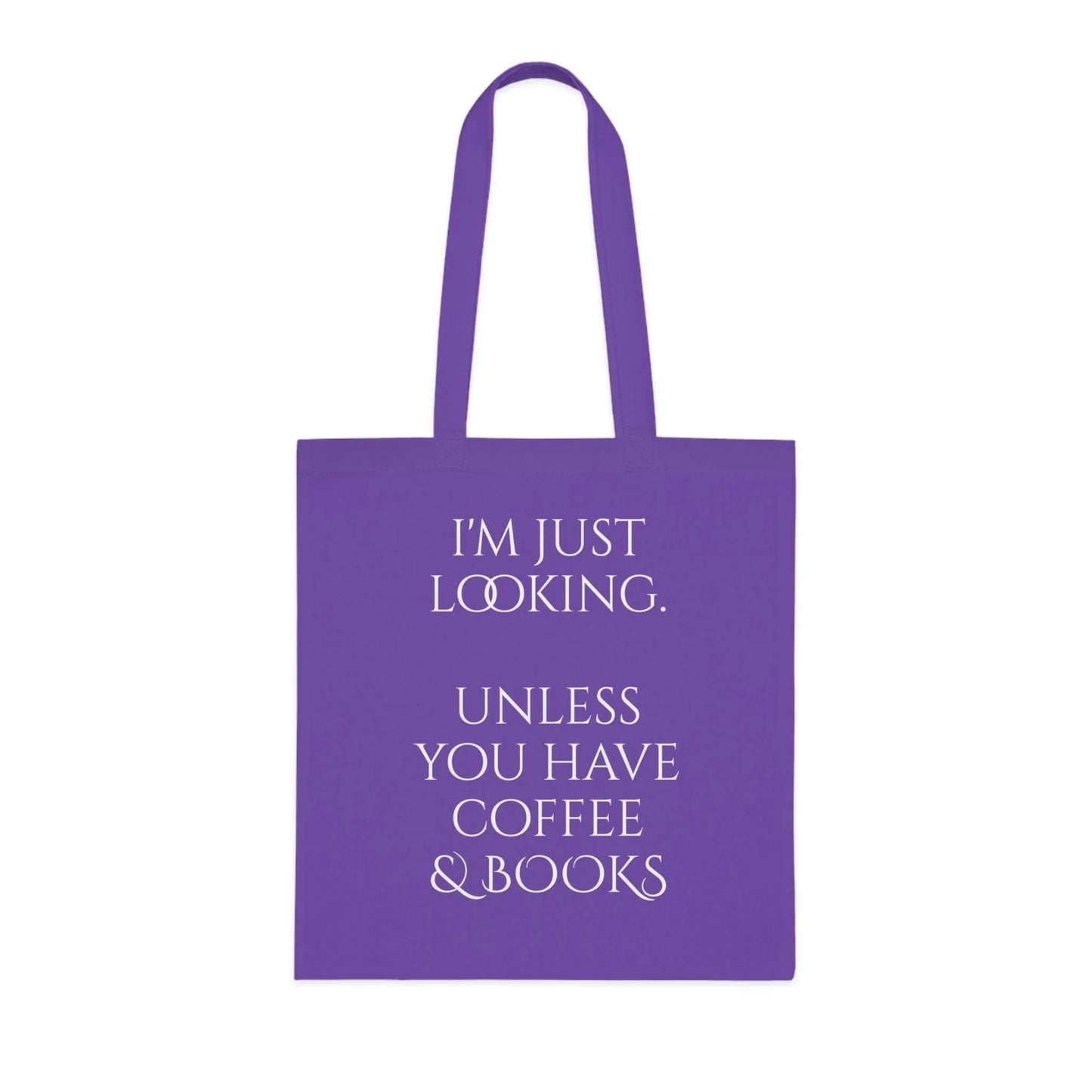 Coffee & Books Cotton Tote - Perfect for Book Lovers - The Dreamer's Bookshop.