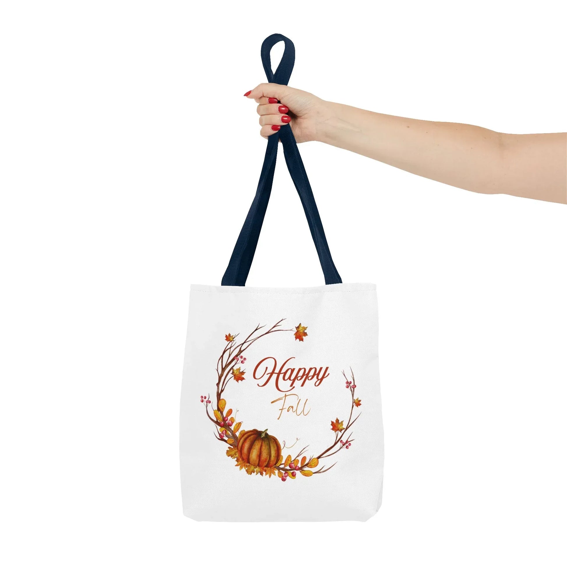 Happy Fall Tote Bag - Cozy Autumn Design - The Dreamer's Bookshop.