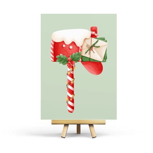 Penpaling Paula - Christmas Mail - Ansichtkaart - The Dreamer's Bookshop.