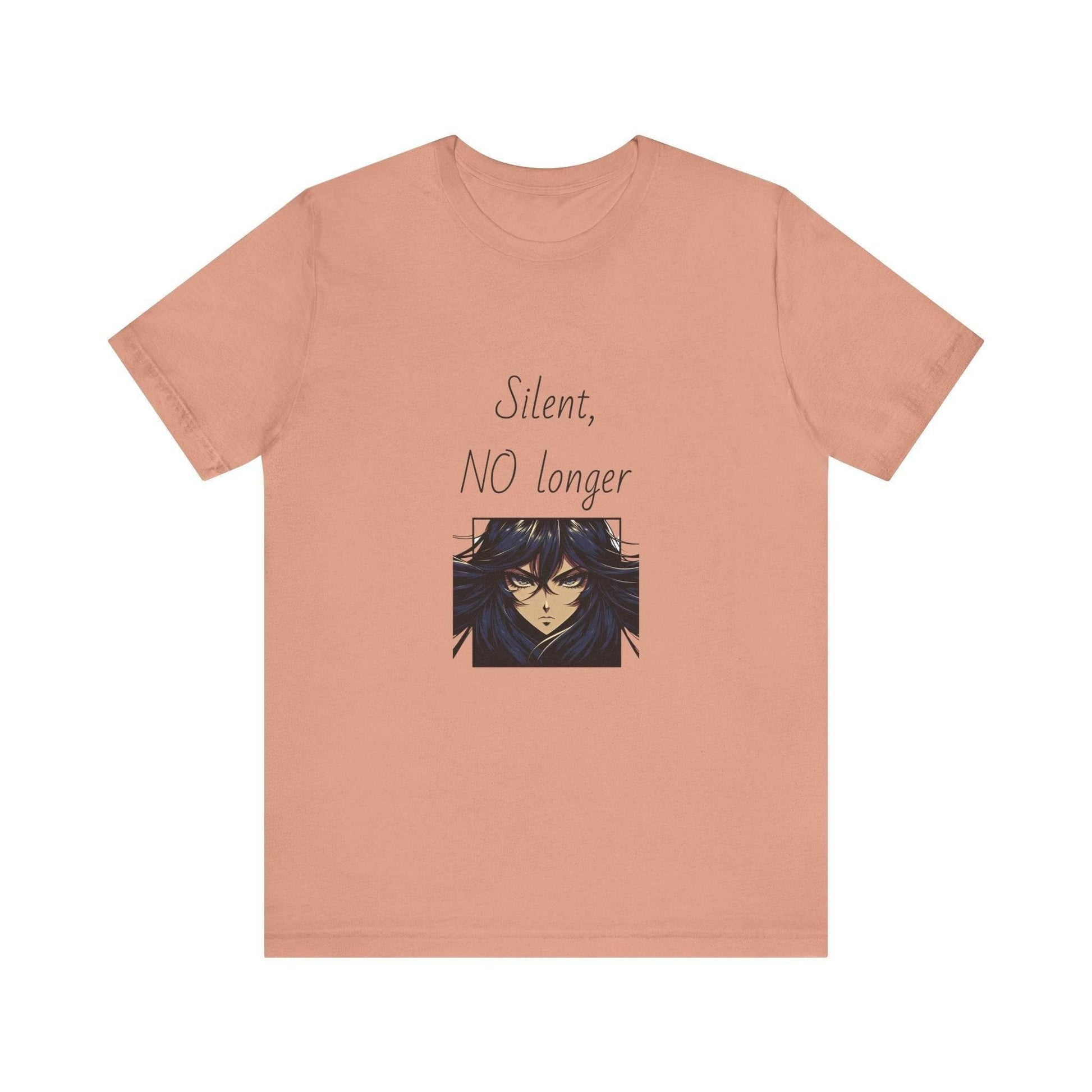 Fierce Survivor Unisex Short Sleeve Tee - Silent, NO longer - The Dreamer's Bookshop.