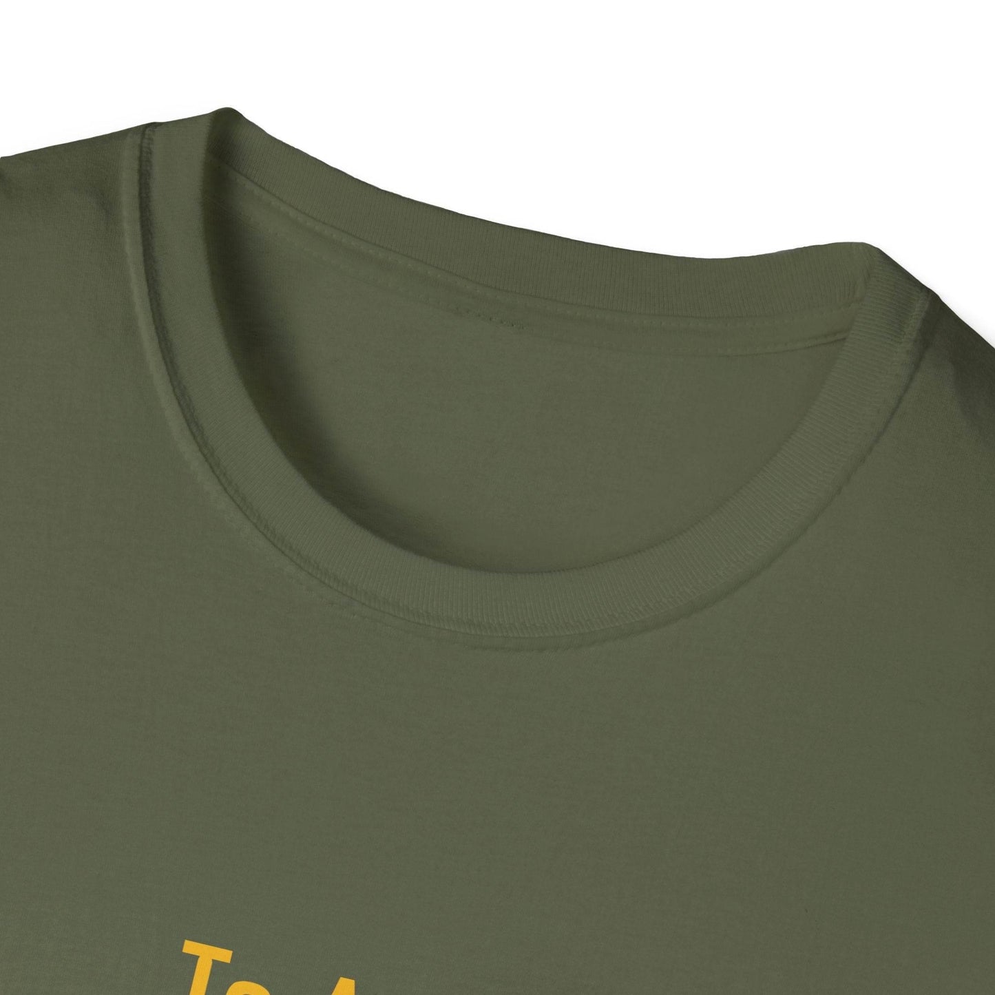 Inspirational Unisex Softstyle T-Shirt - 'To Ask' Philosophical Design - The Dreamer's Bookshop.