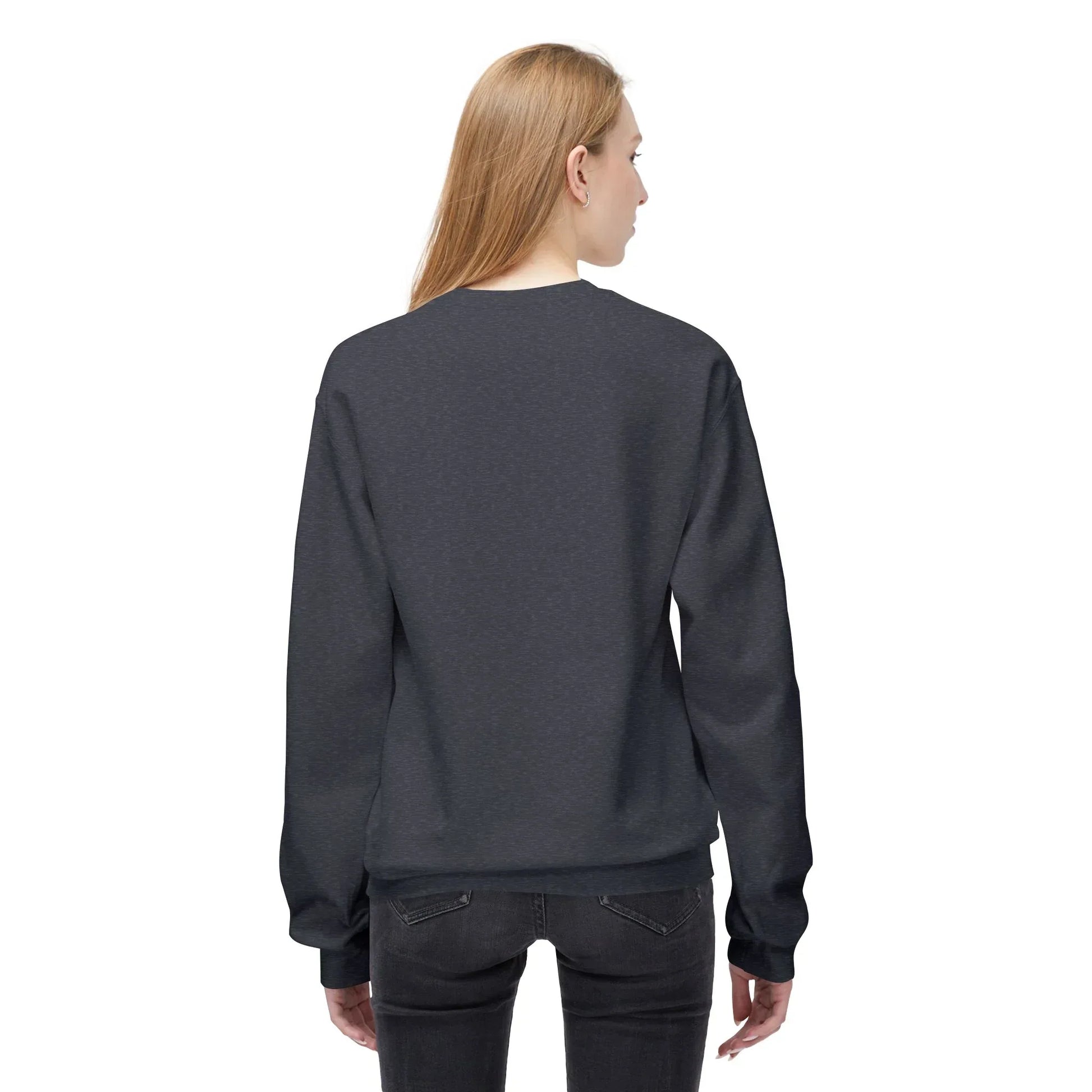 Winter Deer - Unisex Fleece Crewneck Sweatshirt - The Dreamer's Bookshop.
