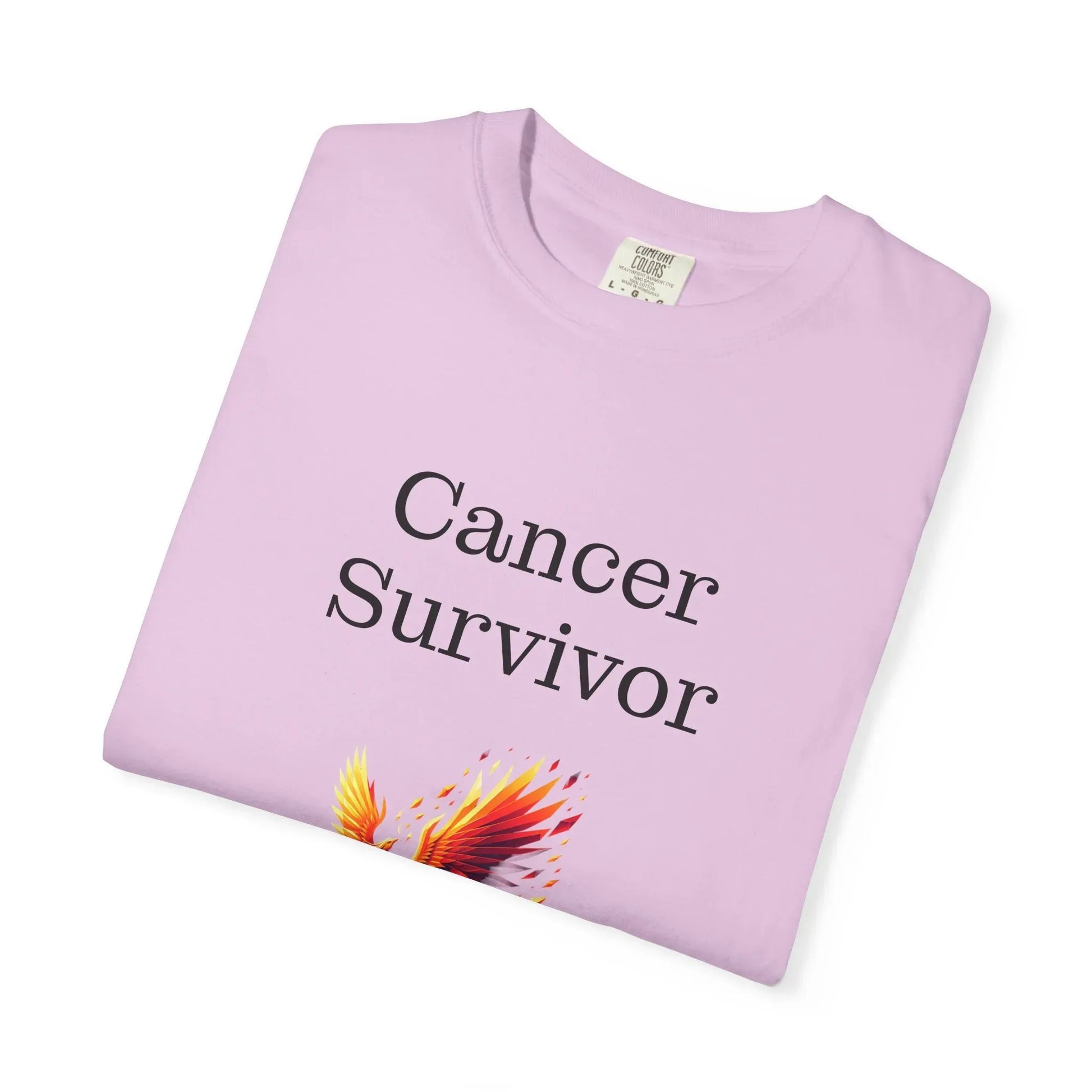 Cancer Survivor Unisex Garment-Dyed T-shirt - Inspirational Motivational Tee - The Dreamer's Bookshop.
