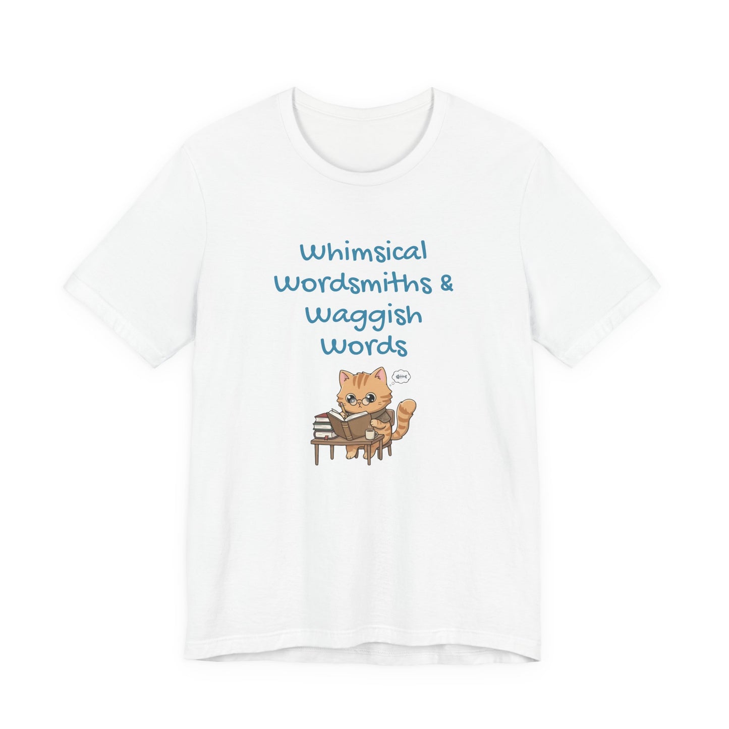 Whimsical Wordsmiths Short Sleeve Tee - Creative Gift for Writers