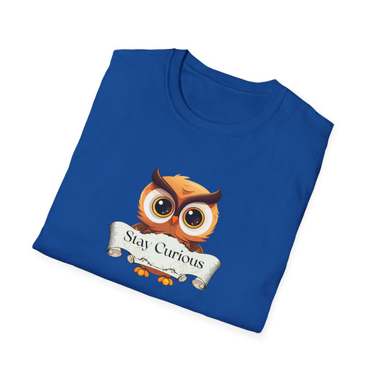 Inspirational Unisex Softstyle T-Shirt - Stay Curious