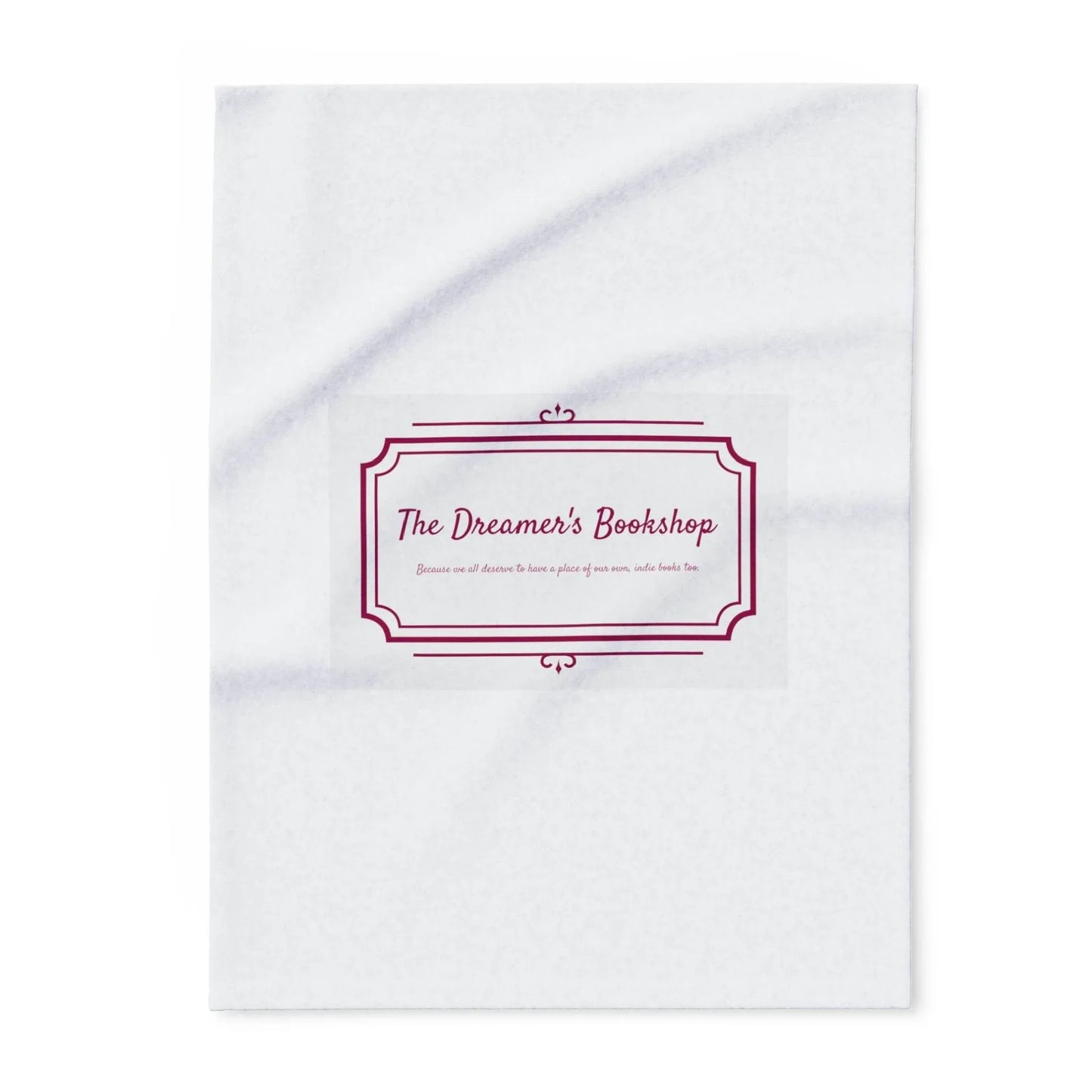 Cozy Arctic Fleece Blanket - The Dreamer's Bookshop Design - The Dreamer's Bookshop.