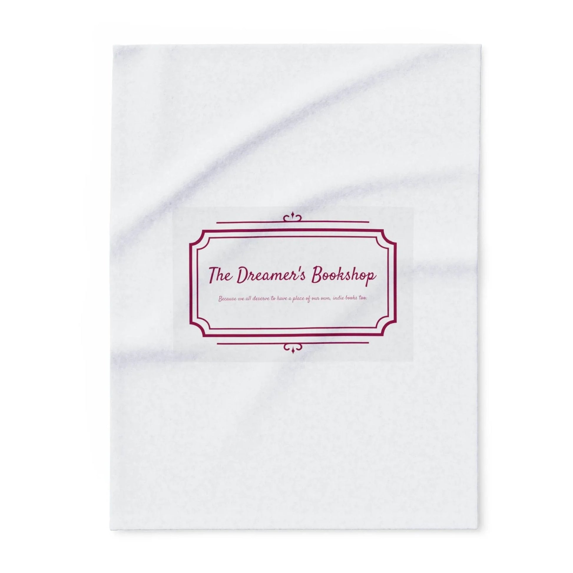 Cozy Arctic Fleece Blanket - The Dreamer's Bookshop Design - The Dreamer's Bookshop.