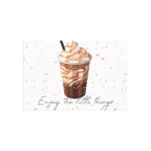 The Dreamer's Bookshop "Iced Coffee" Enjoy the Little Things Card - The Dreamer's Bookshop.