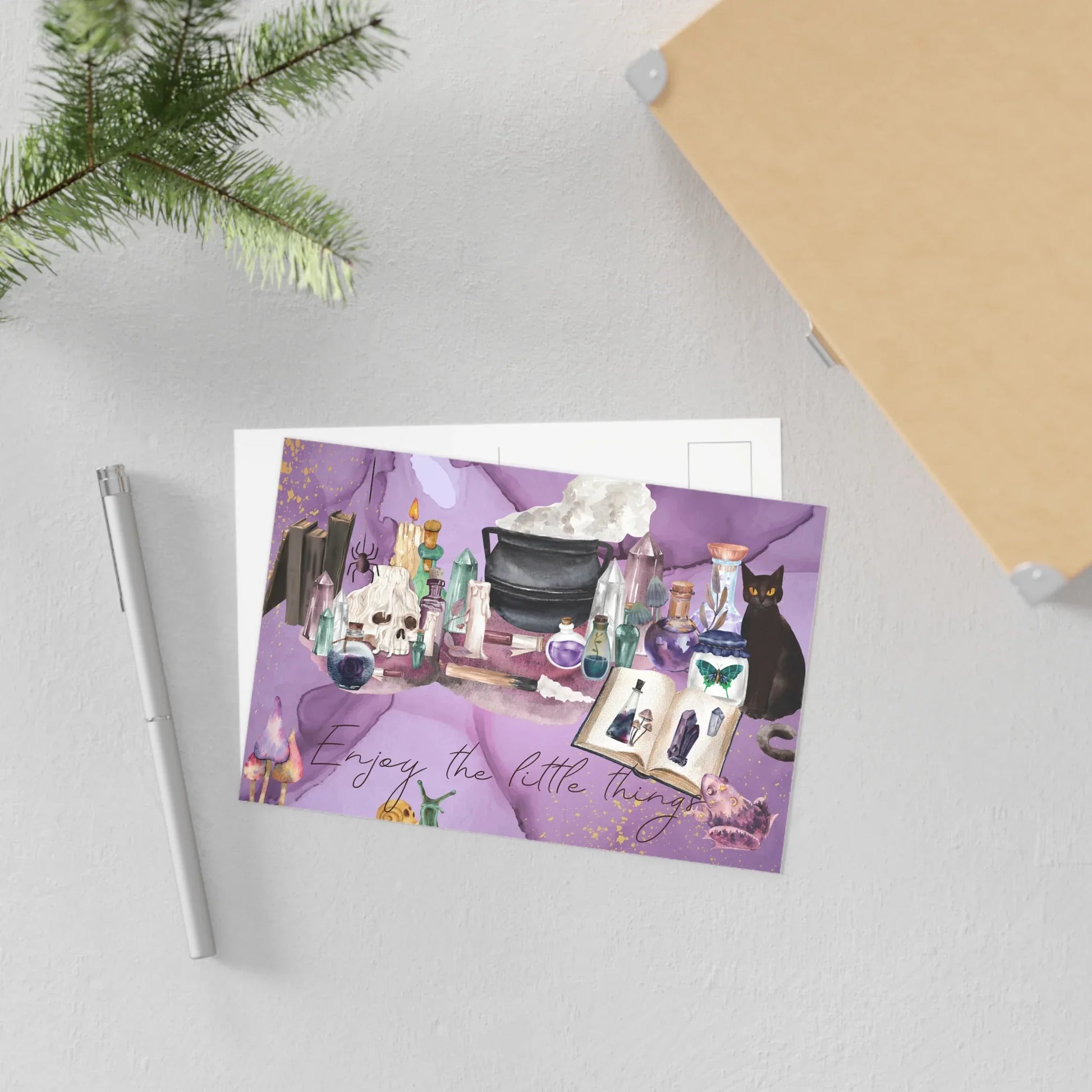 The Dreamer's Bookshop "Witch craft" Enjoy the Little Things Card - The Dreamer's Bookshop.